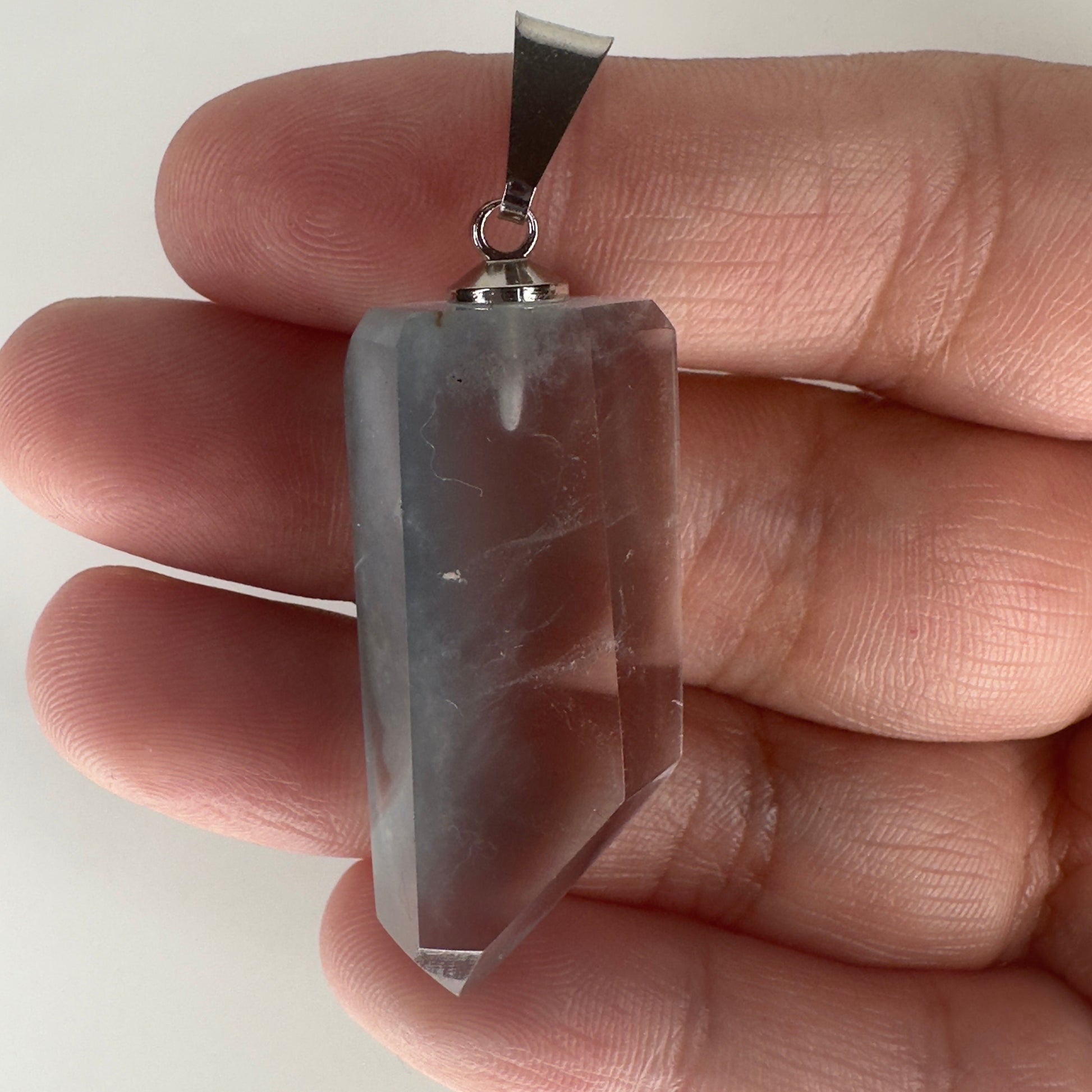 Spectacular Blue Tara Crystal Pendant Genuine Blue Amphibole Jewelry For Necklace From Brazil | Tucson Gem Show Exclusive