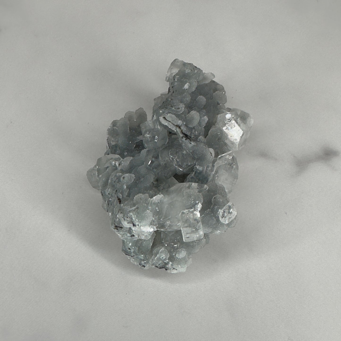 Beautiful Grey/Blue Apophyllite Chalcedony Specimen From India | Tucson Gem Show Exclusive