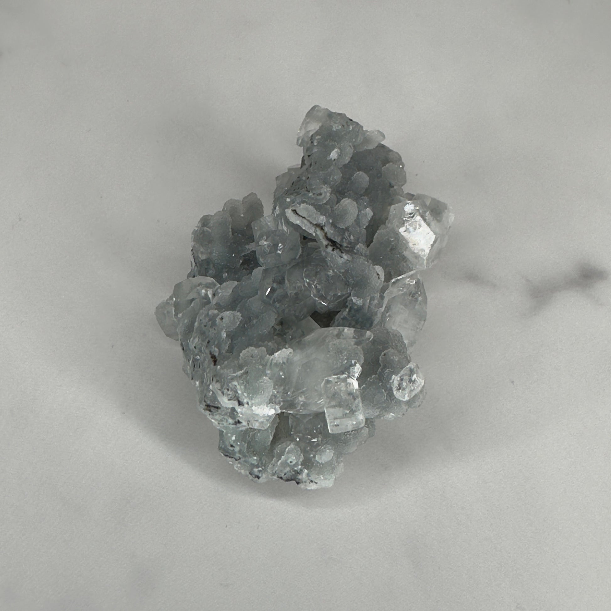 Beautiful Grey/Blue Apophyllite Chalcedony Specimen From India | Tucson Gem Show Exclusive