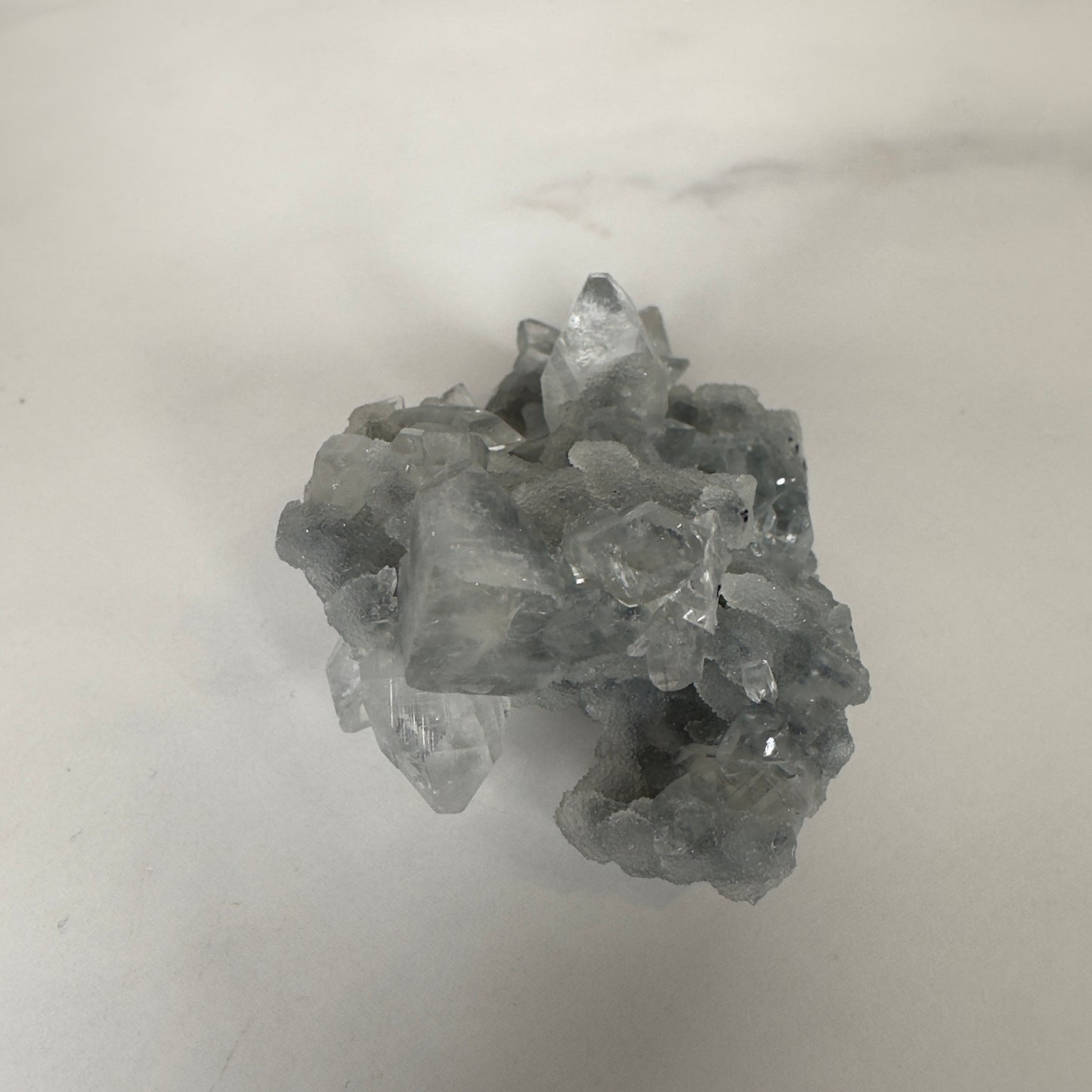 Beautiful Grey/Blue Apophyllite Chalcedony Specimen From India | Tucson Gem Show Exclusive