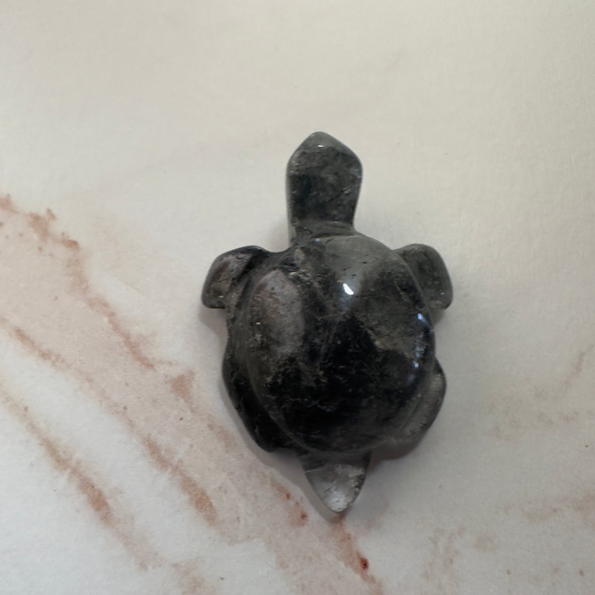 Gorgeous Blue Tara Quartz Turtle Carving Amphibole Animal From Brazil | Tucson Gem Show Exclusive