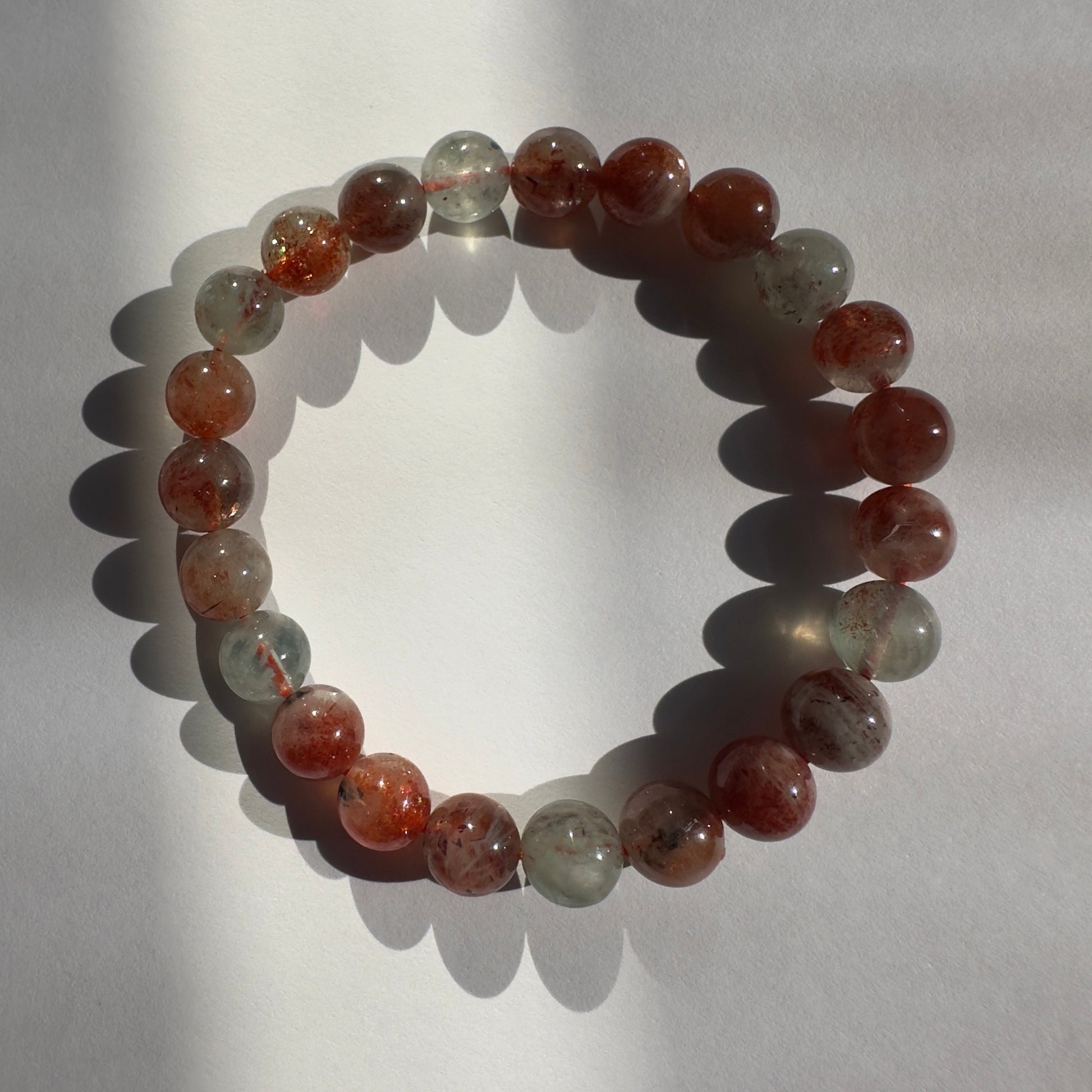 Arusha Sunstone Bracelet High-Quality Crystal Jewelry Beads in 8.0mm | Tucson Gem Show Exclusive