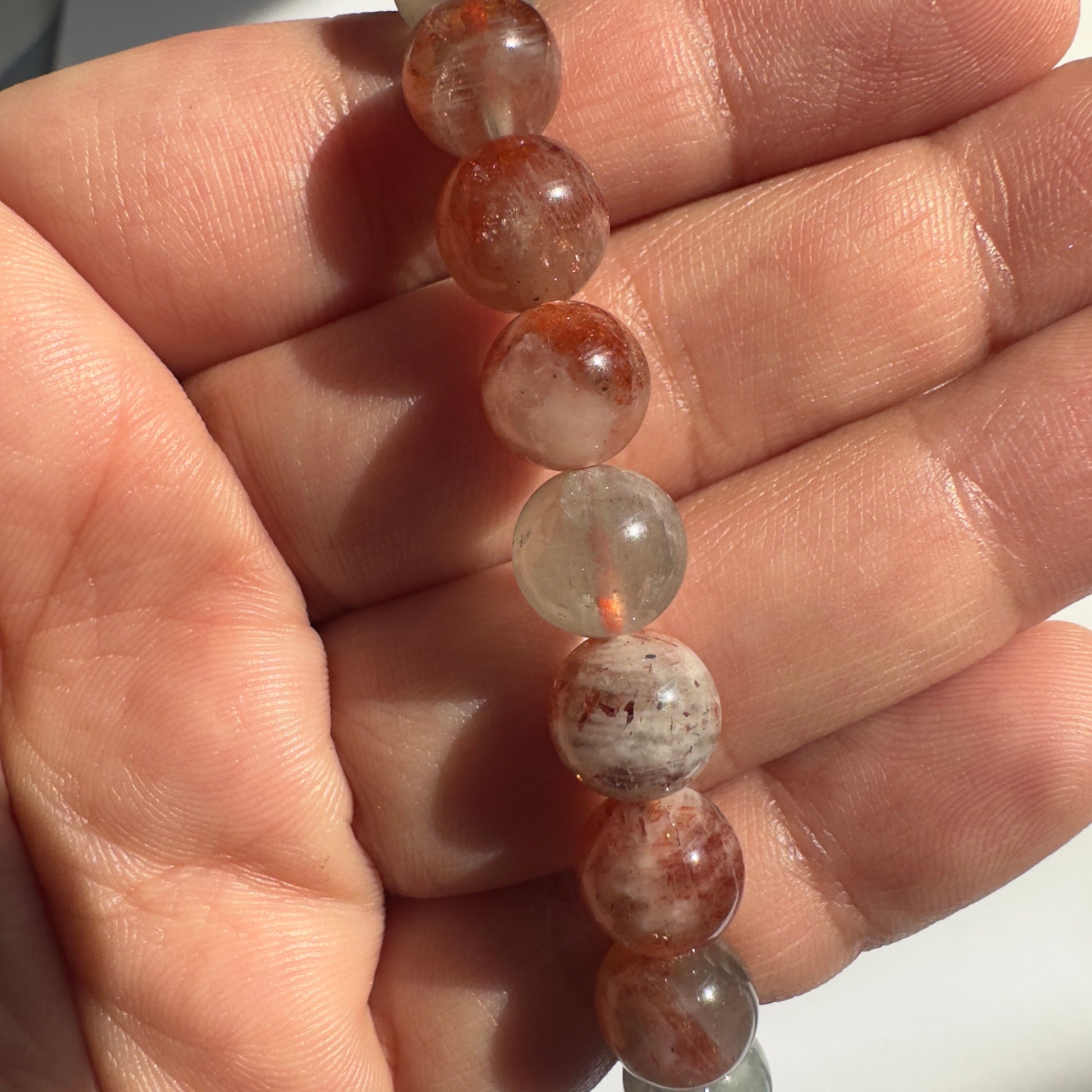 Arusha Sunstone Bracelet High-Quality Crystal Jewelry Beads in 8.0mm | Tucson Gem Show Exclusive