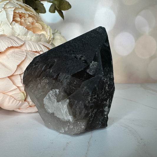 Raw Smoky Quartz Point From Brazil