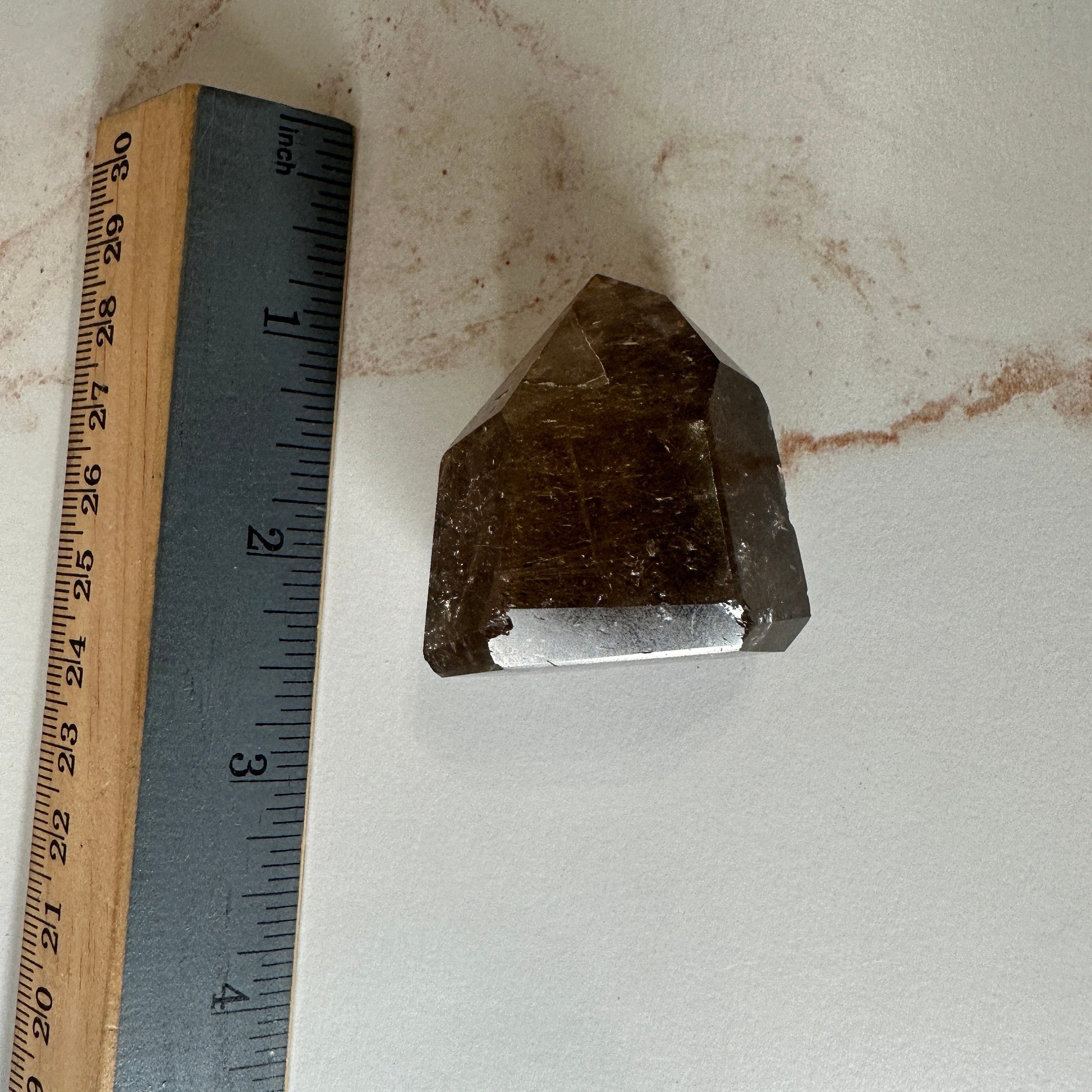Beautiful Rutile Smoky Quartz Point/Tower From Brazil