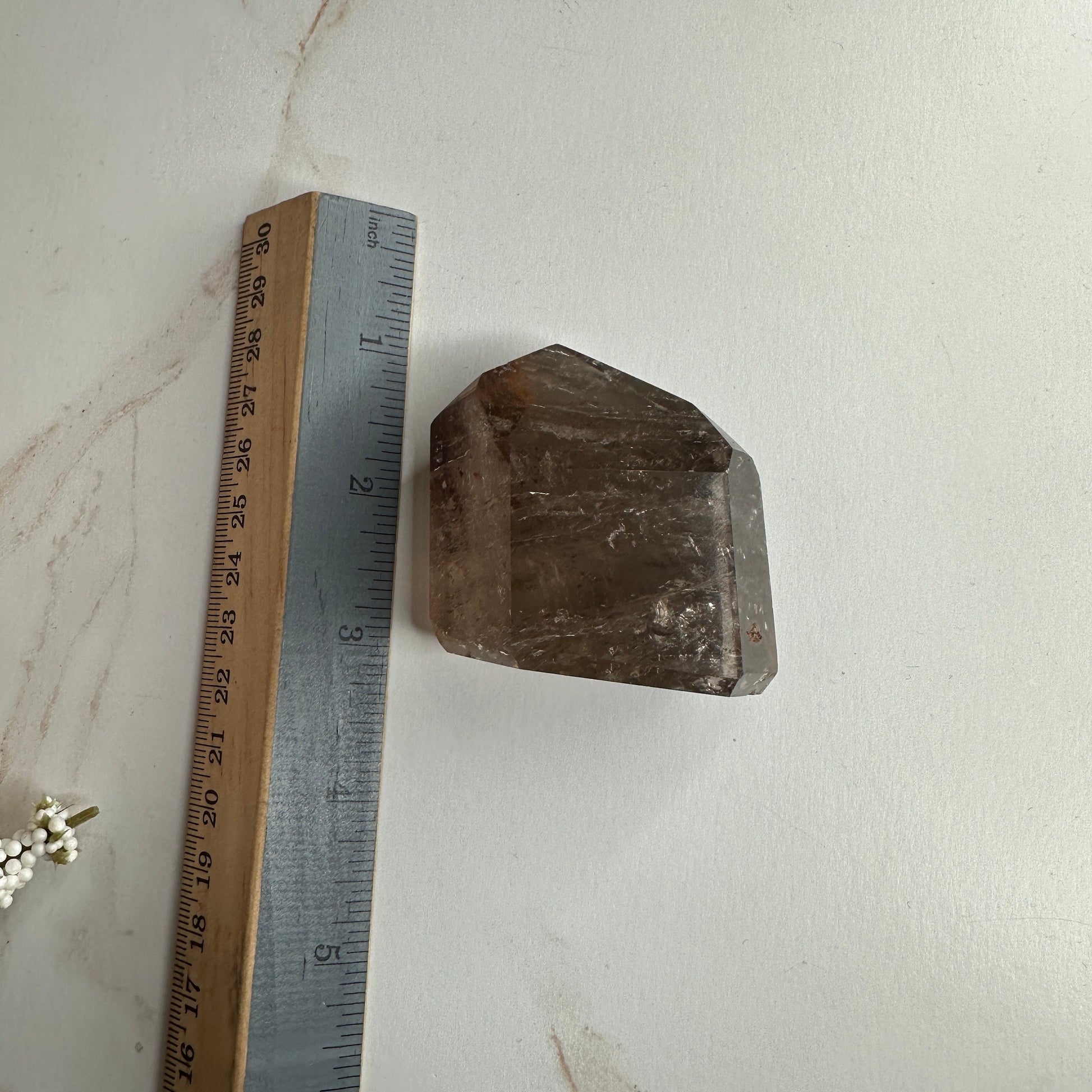 Amazing Rutile Smoky Quartz Point/Tower From Brazil