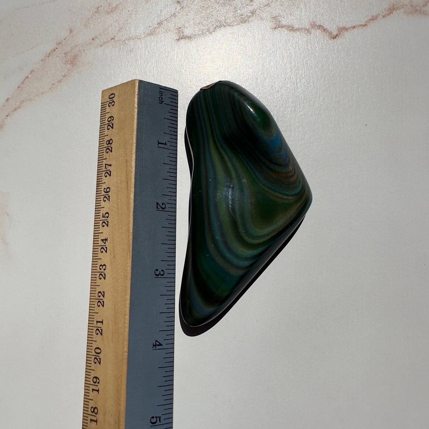 Rainbow Obsidian Freeform Super Dark & Flashy Multi-Color From Mexico | Tucson Gem Show Exclusive