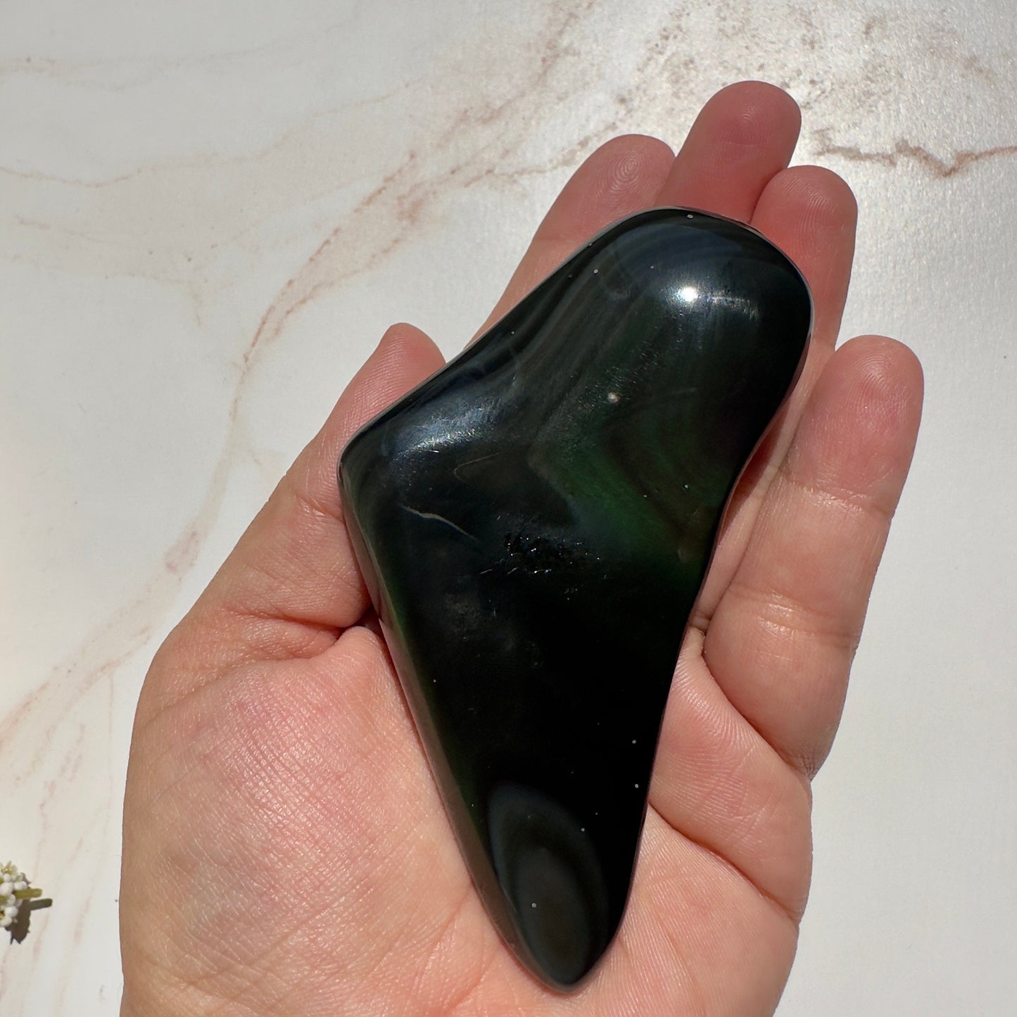 Rainbow Obsidian Freeform Super Dark & Flashy Multi-Color From Mexico | Tucson Gem Show Exclusive