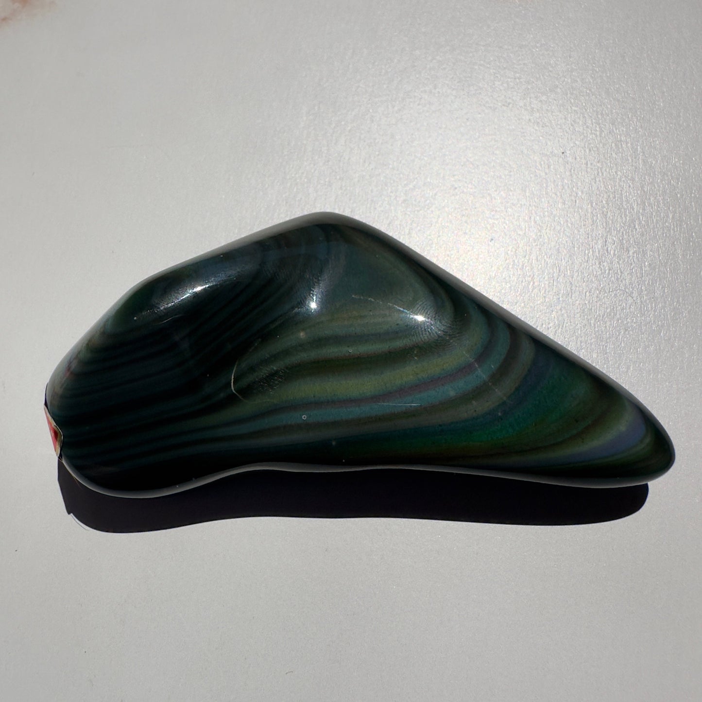 Rainbow Obsidian Freeform Super Dark & Flashy Multi-Color From Mexico | Tucson Gem Show Exclusive