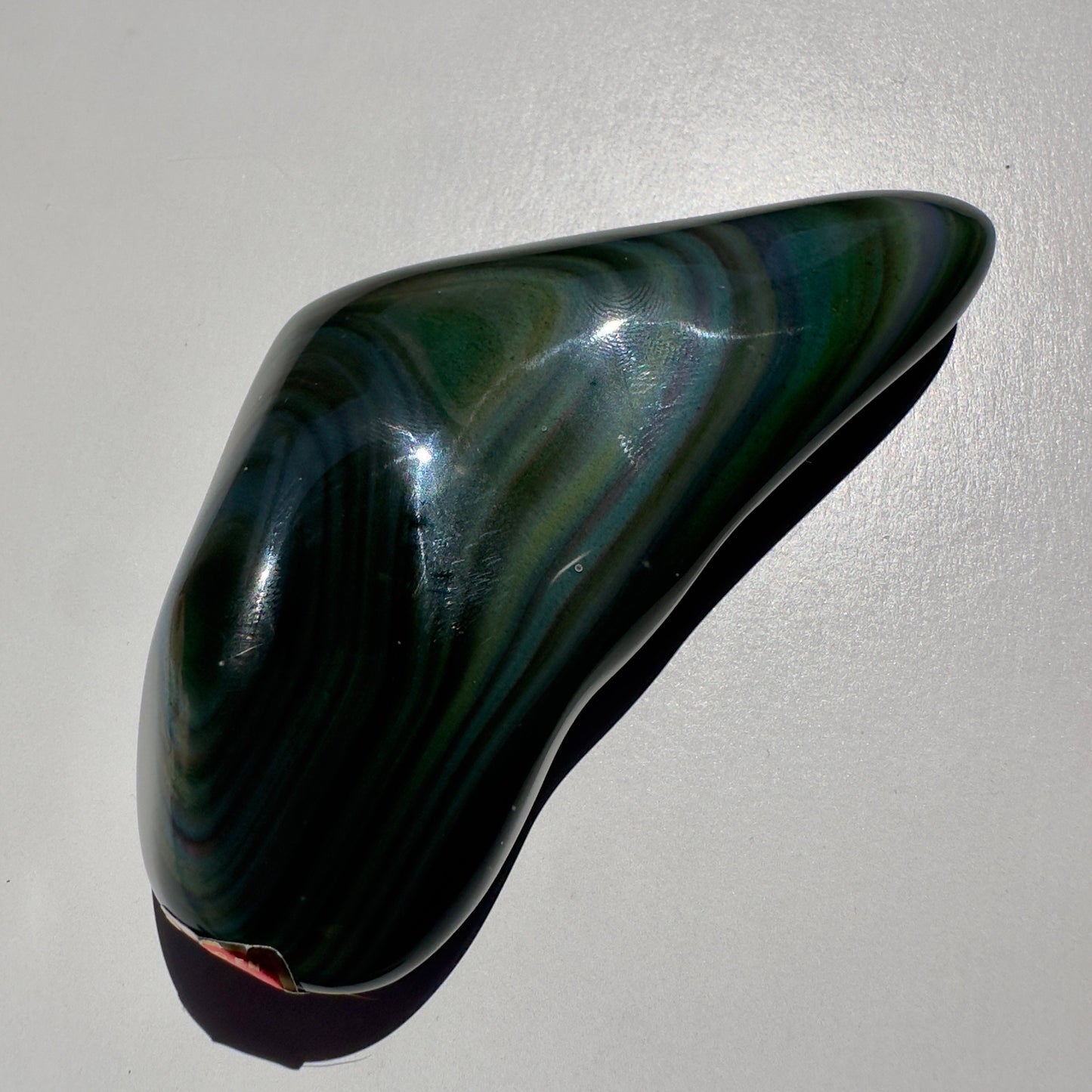 Rainbow Obsidian Freeform Super Dark & Flashy Multi-Color From Mexico | Tucson Gem Show Exclusive
