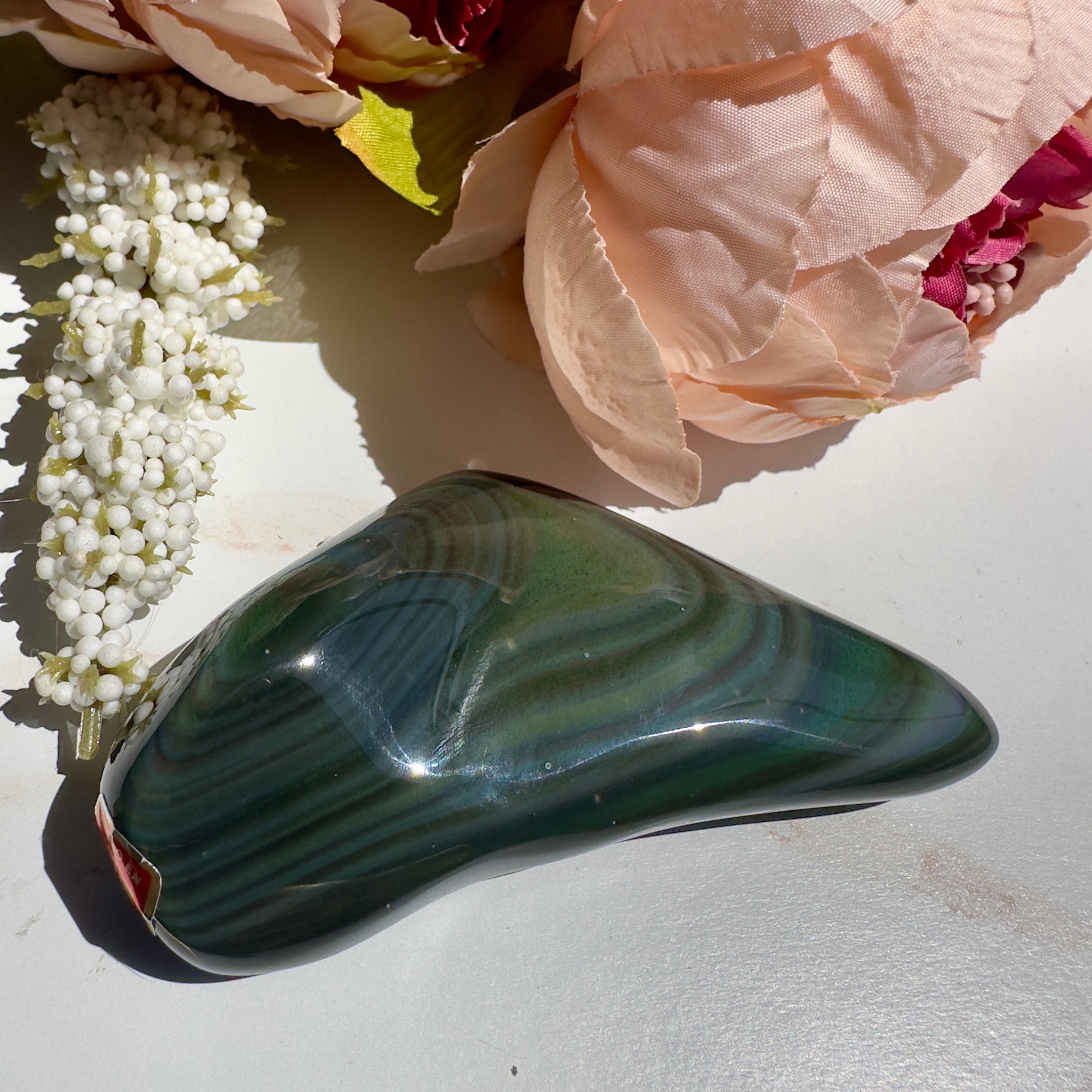 Rainbow Obsidian Freeform Super Dark & Flashy Multi-Color From Mexico | Tucson Gem Show Exclusive