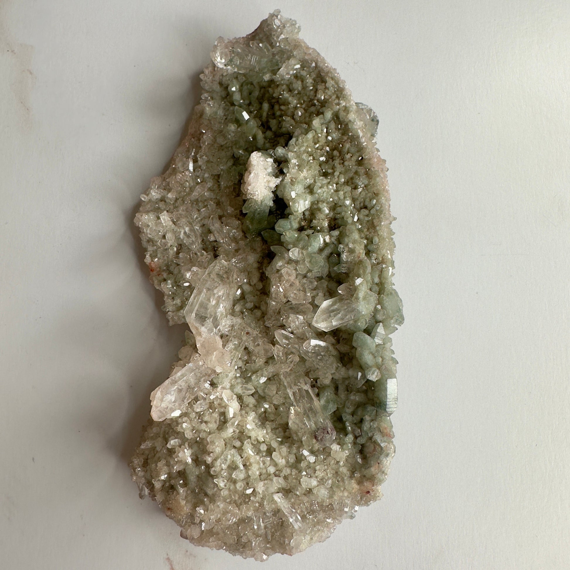 Rare Pink Himalayan Samadhi Quartz With Chlorite High-Quality Genuine Specimen Crystal from India | Tucson Gem Show Exclusive