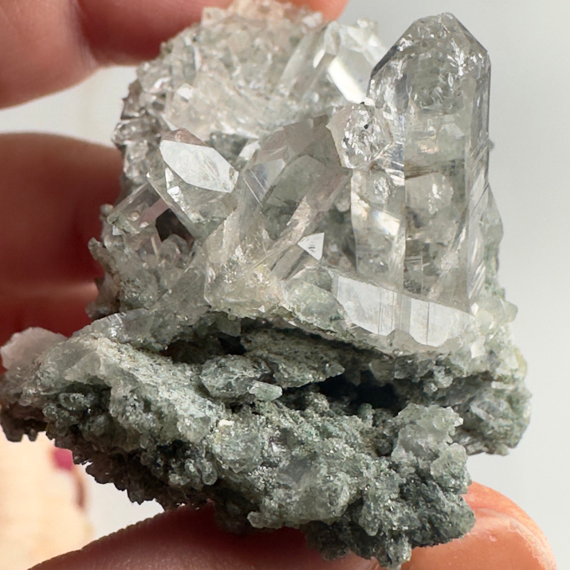Beautiful Chlorite Himalayan Specimen Cluster With Rutile Inclusions From India AAA+ grade | Tucson Gem Show Exclusive