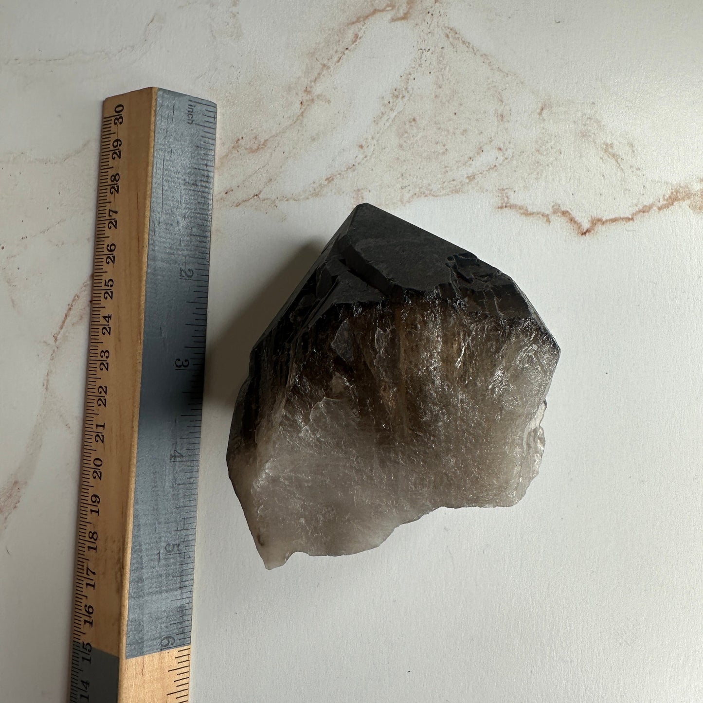 Raw Smoky Quartz Point From Brazil