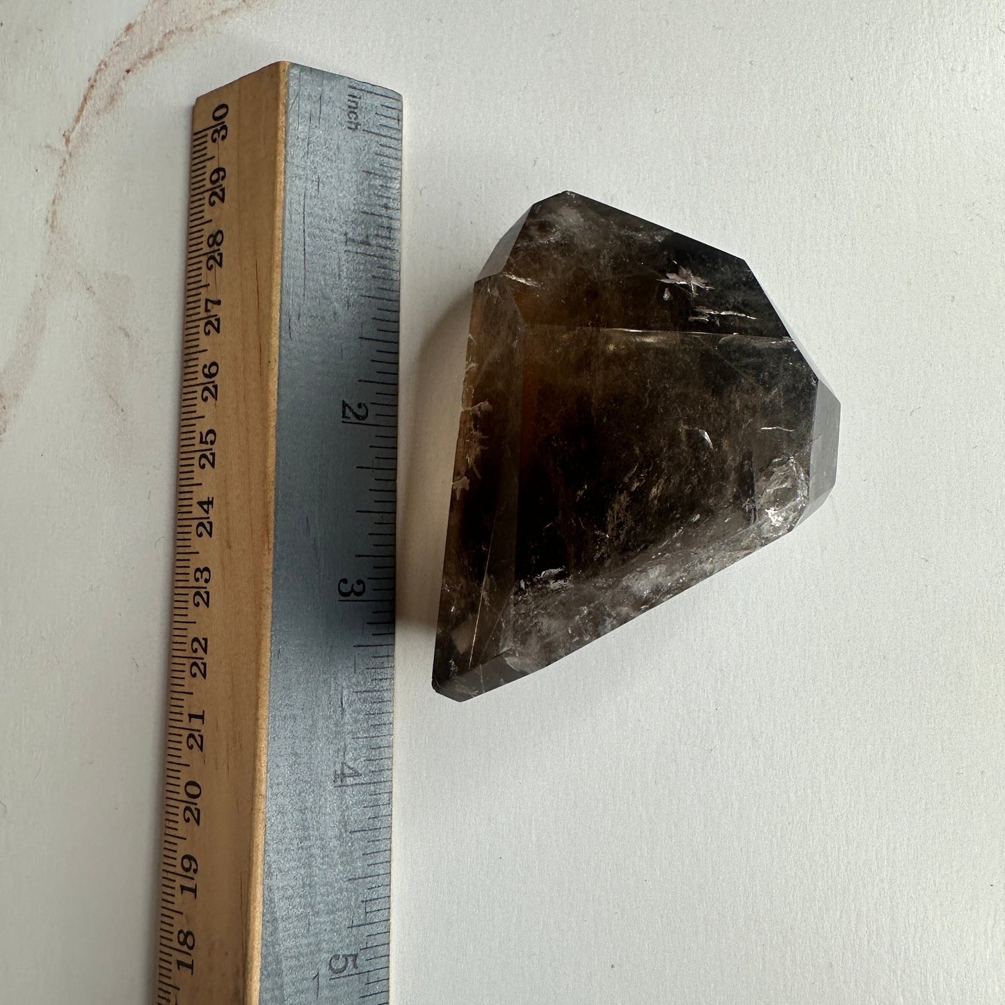 Beautiful Rutile Smoky Quartz Point/Tower From Brazil
