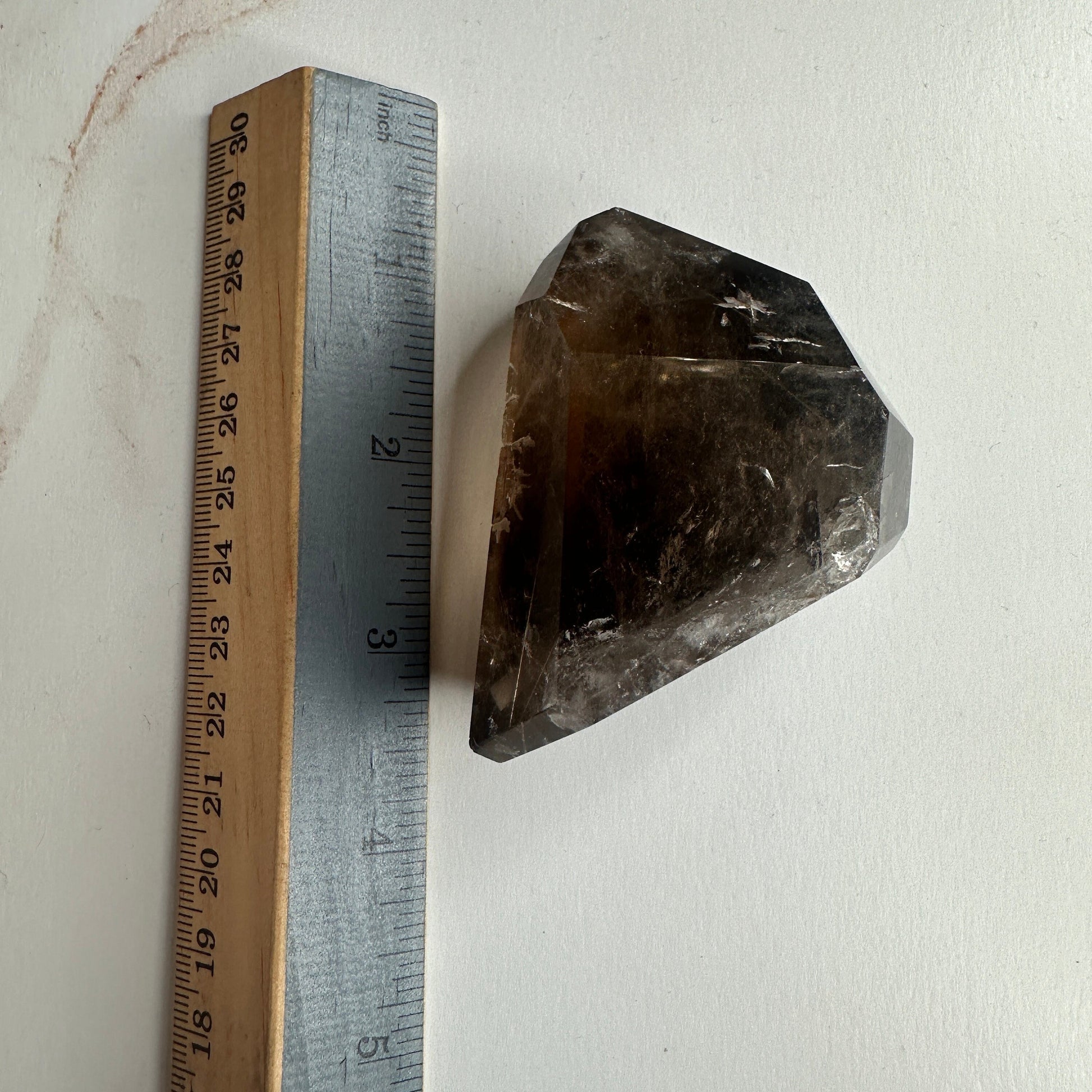 Beautiful Rutile Smoky Quartz Point/Tower From Brazil