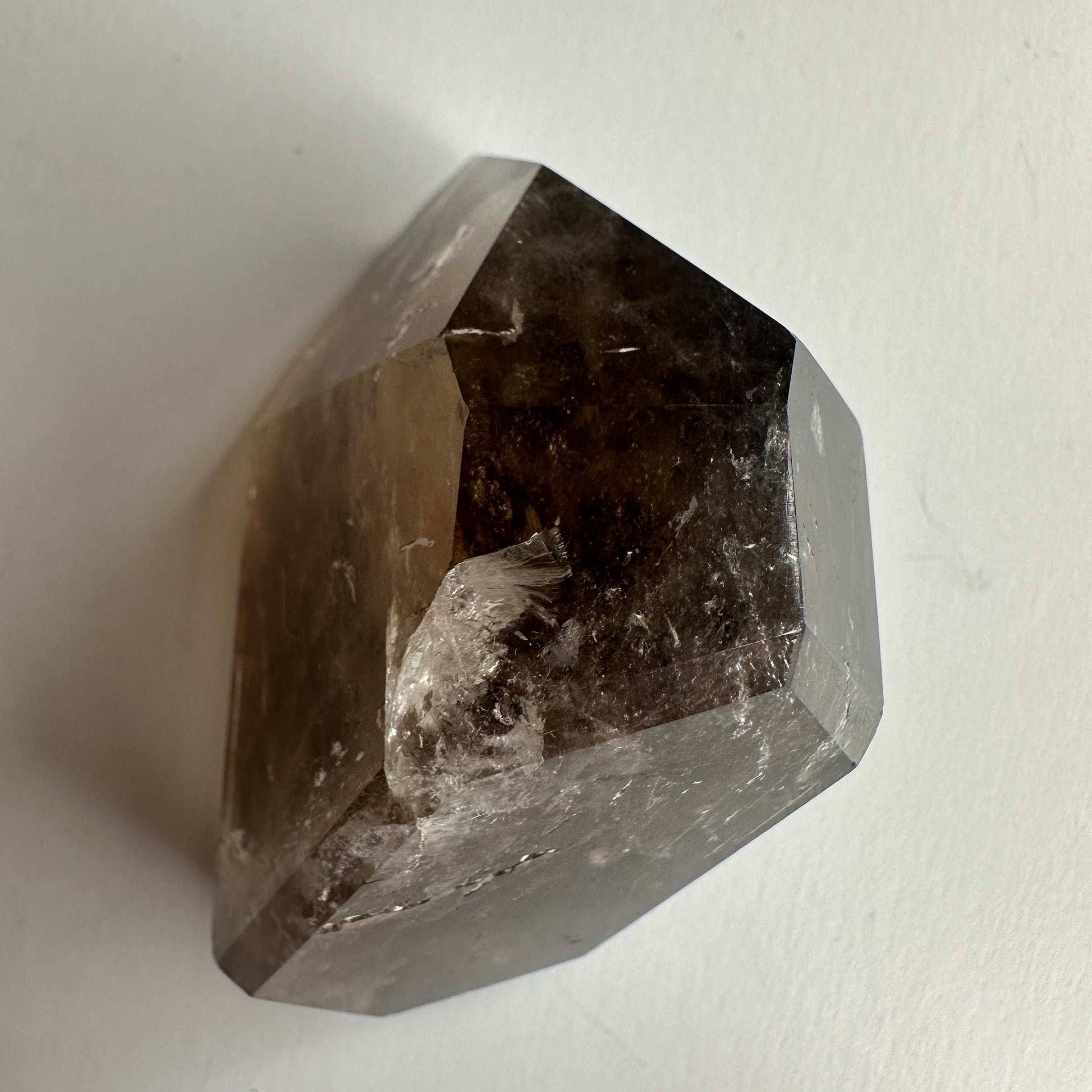 Beautiful Rutile Smoky Quartz Point/Tower From Brazil