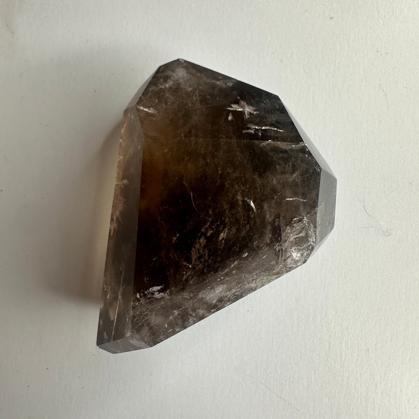 Beautiful Rutile Smoky Quartz Point/Tower From Brazil