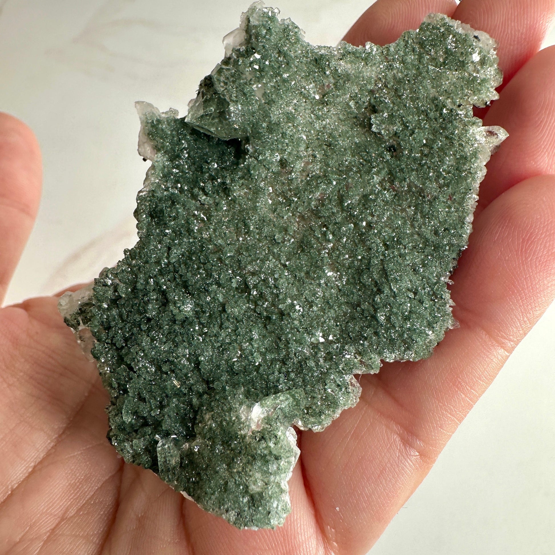 Chlorite Himalayan Quartz Specimen Cluster With Anatase From India AAA+ grade | Tucson Gem Show Exclusive