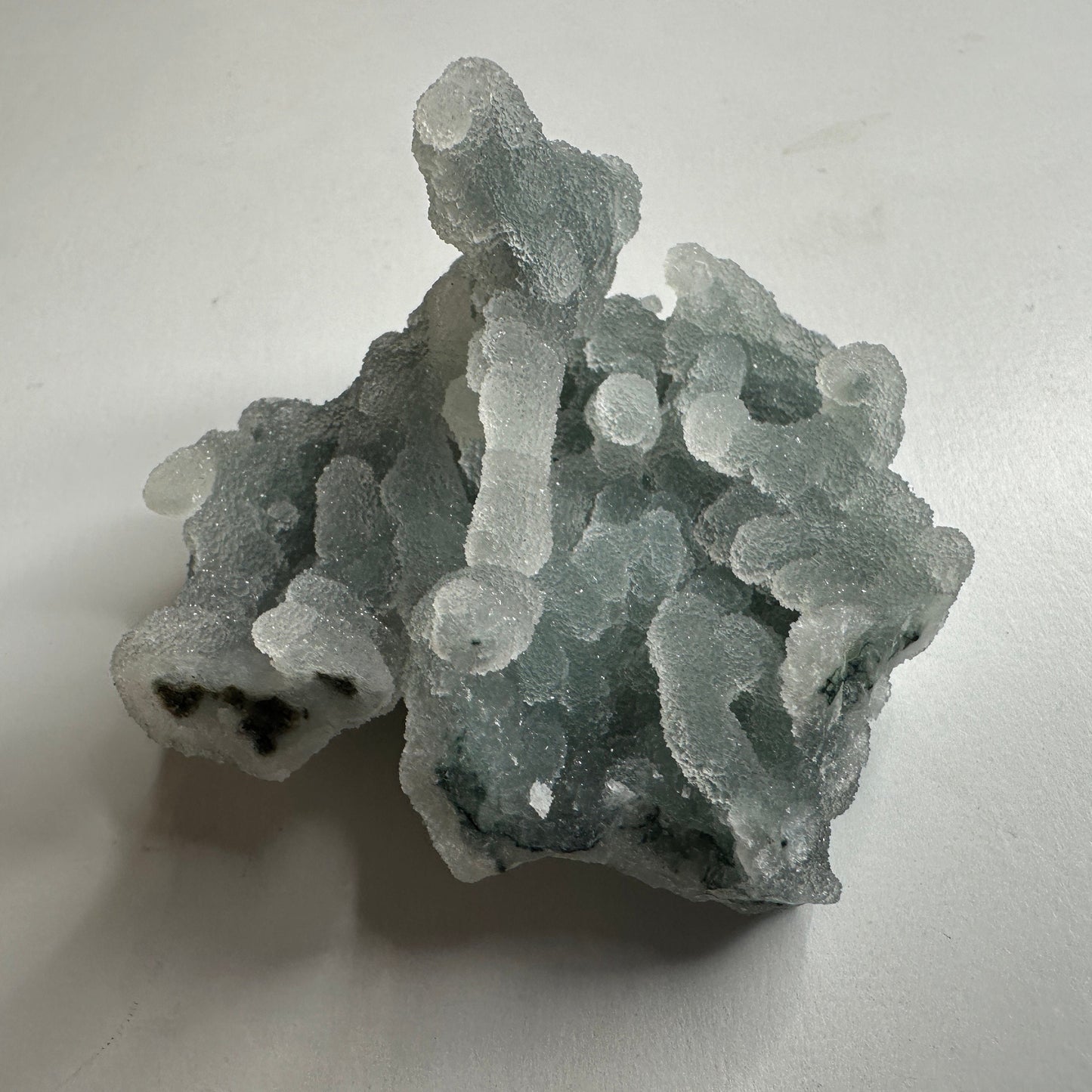 Beautiful Blue Chalcedony Specimen Sugary Stalacite From India | Tucson Gem Show Exclusive