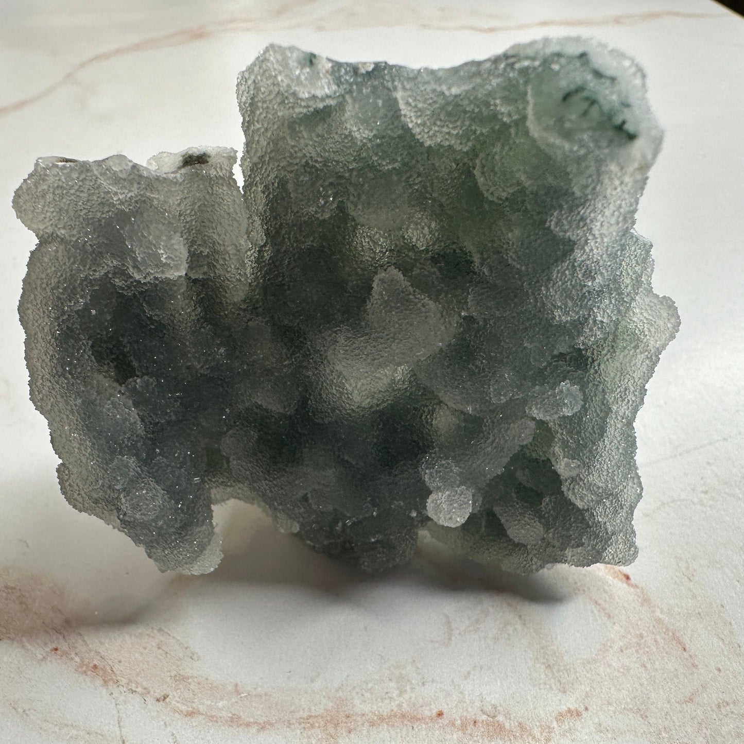 Beautiful Blue Chalcedony Specimen Sugary Stalacite From India | Tucson Gem Show Exclusive