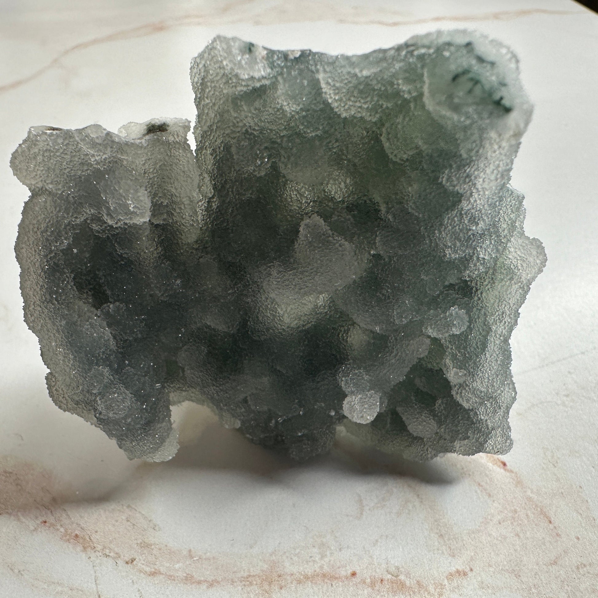 Beautiful Blue Chalcedony Specimen Sugary Stalacite From India | Tucson Gem Show Exclusive