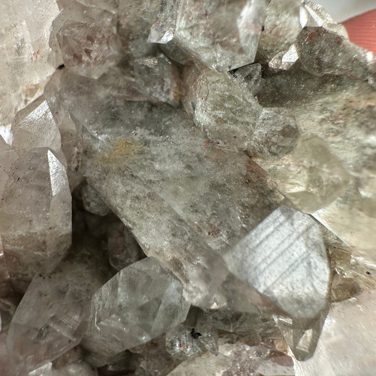 Rare Pink Himalayan Samadhi Quartz With Chlorite & Anatase Inclusions High-Quality Crystal from India | Tucson Gem Show Exclusive