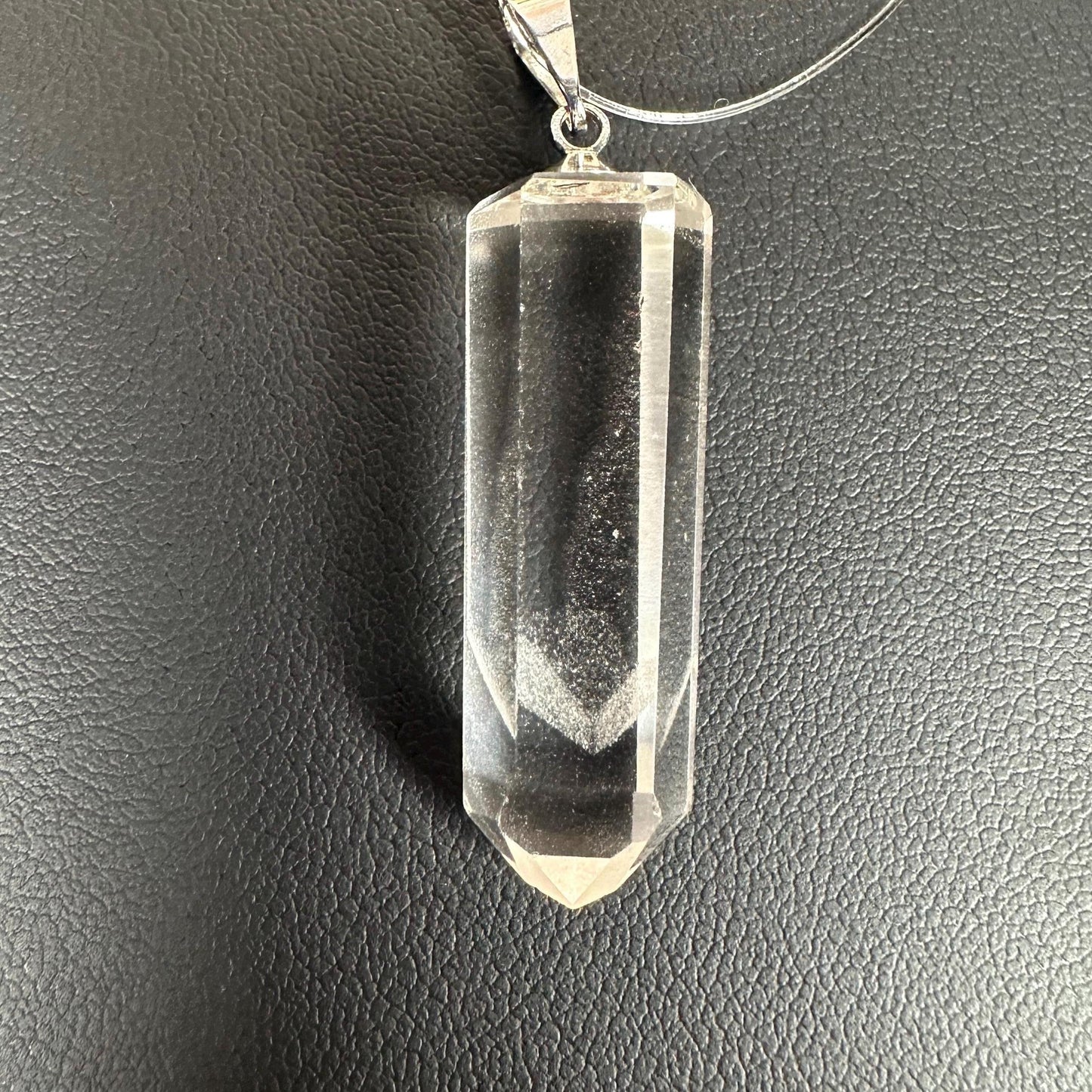 Gorgeous Phantom Clear Quartz Pendant Genuine High-Quality Crystal Jewelry For Necklace From Brazil