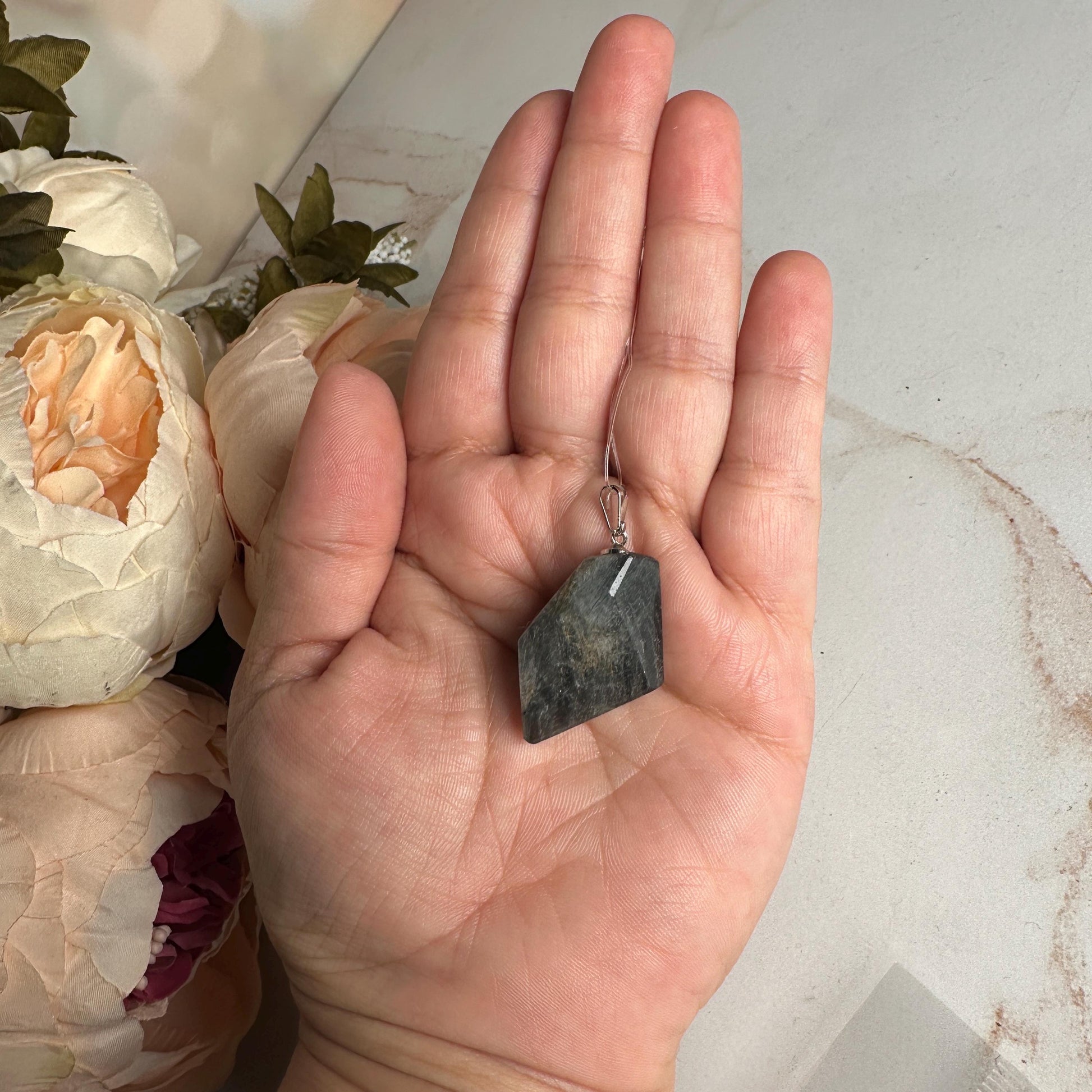 Mesmerizing Blue Tara Crystal Pendant Genuine Blue Amphibole Jewelry For Necklace From Brazil | Tucson Gem Show Exclusive