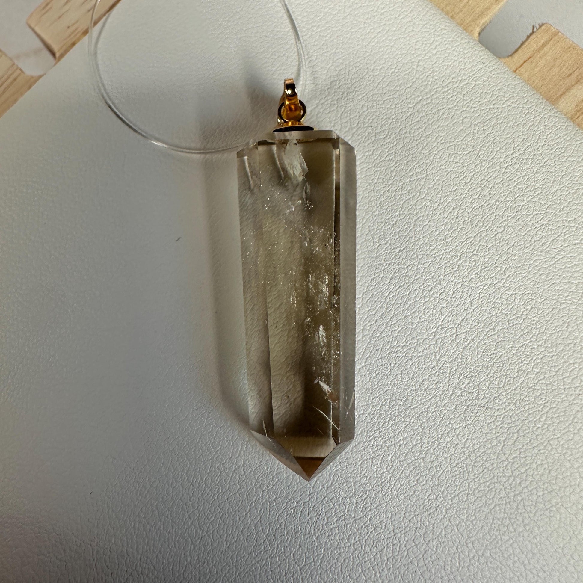 Stunning Citrine Quartz Pendant Point | High-Quality Exquisite Brazilian Crystal Jewelry for Necklace