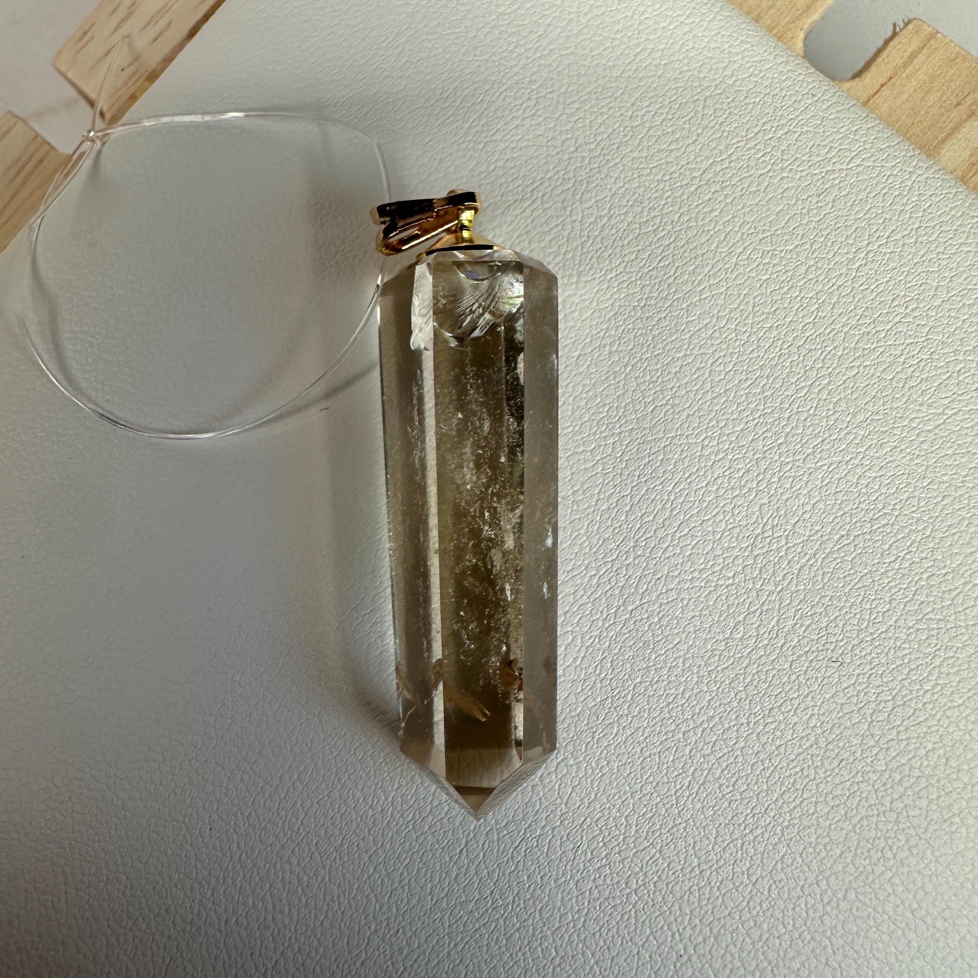 Stunning Citrine Quartz Pendant Point | High-Quality Exquisite Brazilian Crystal Jewelry for Necklace