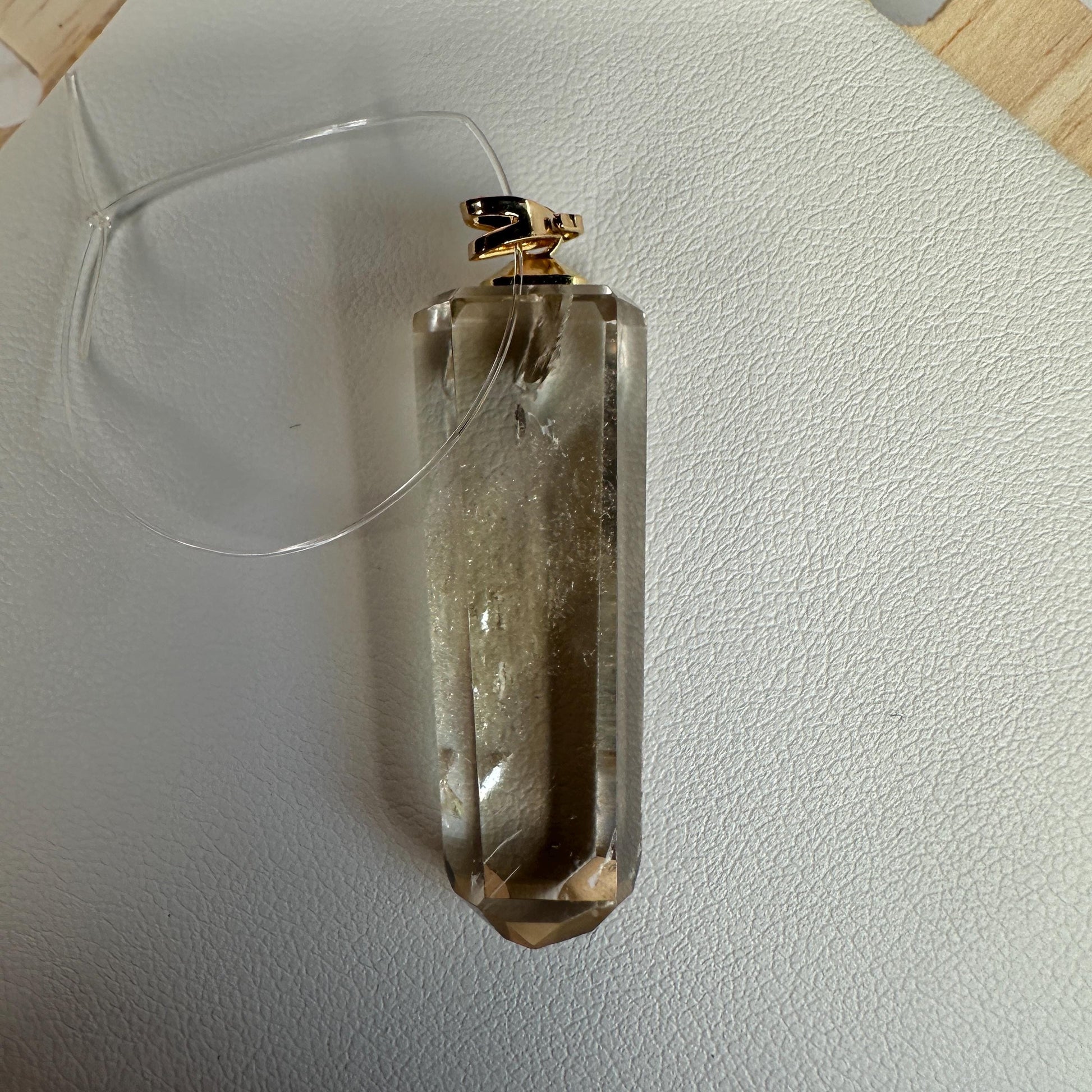 Stunning Citrine Quartz Pendant Point | High-Quality Exquisite Brazilian Crystal Jewelry for Necklace