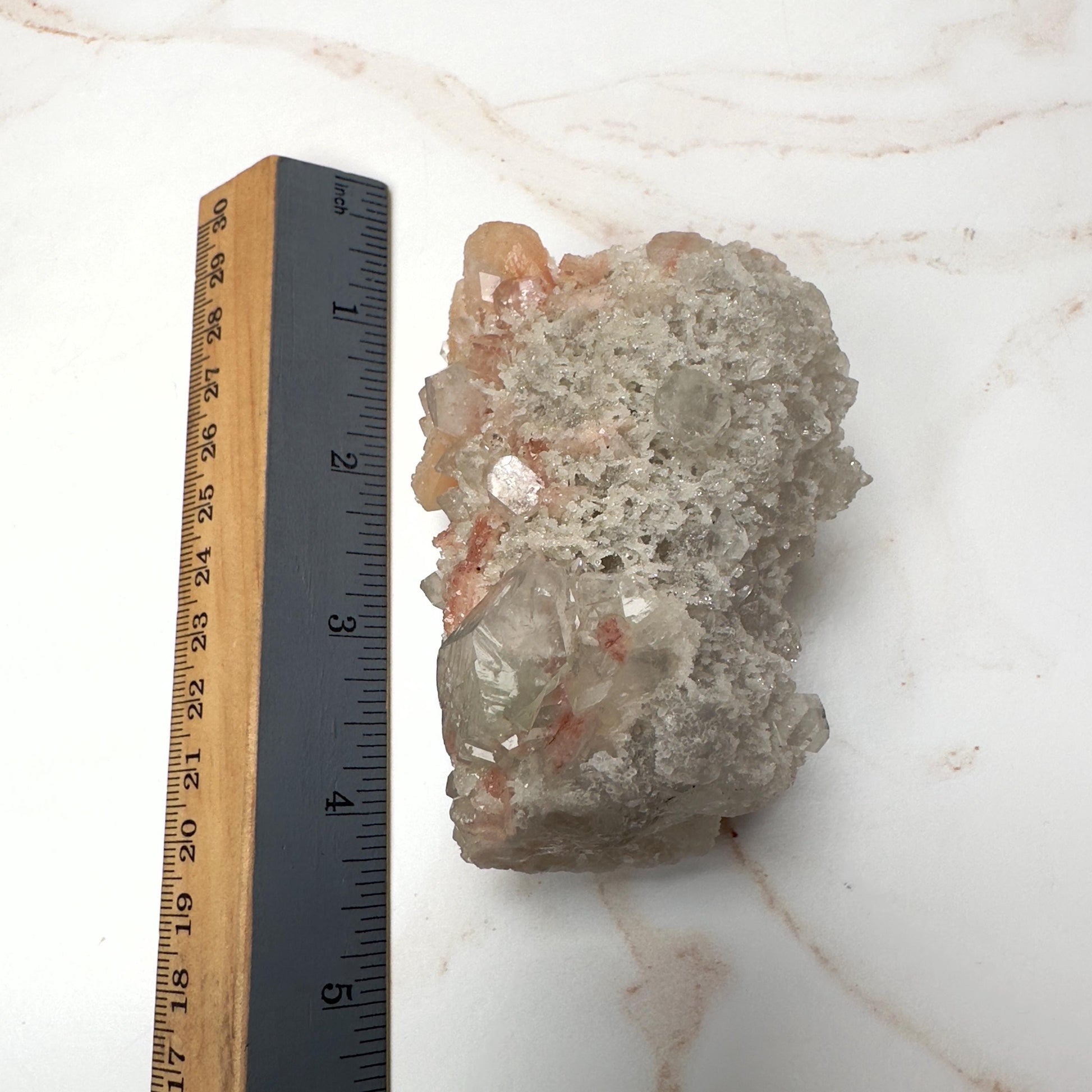 Pink Apophyllite With Stilbite