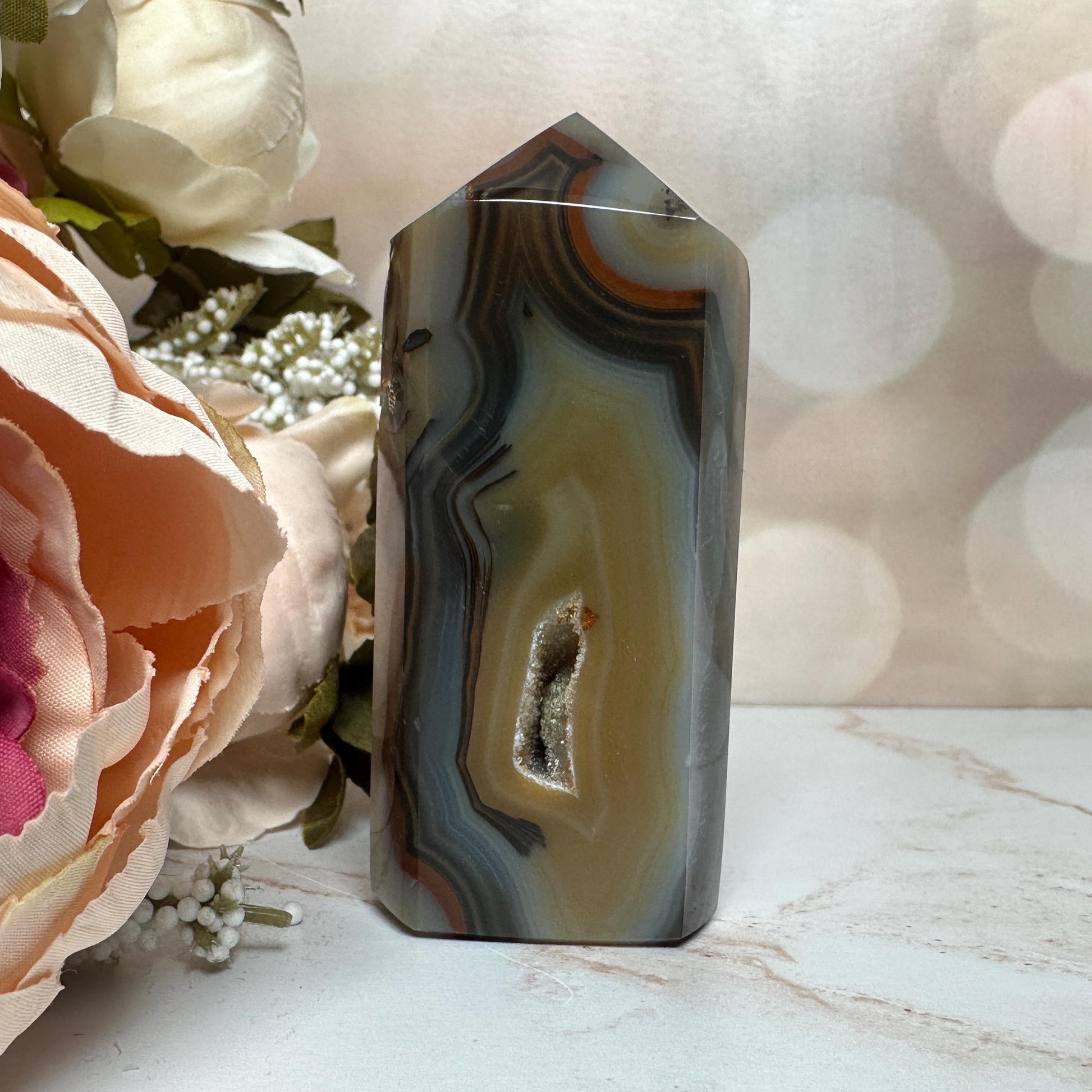 Unique Agate Tower From Brazil | Tucson Gem Show Exclusive