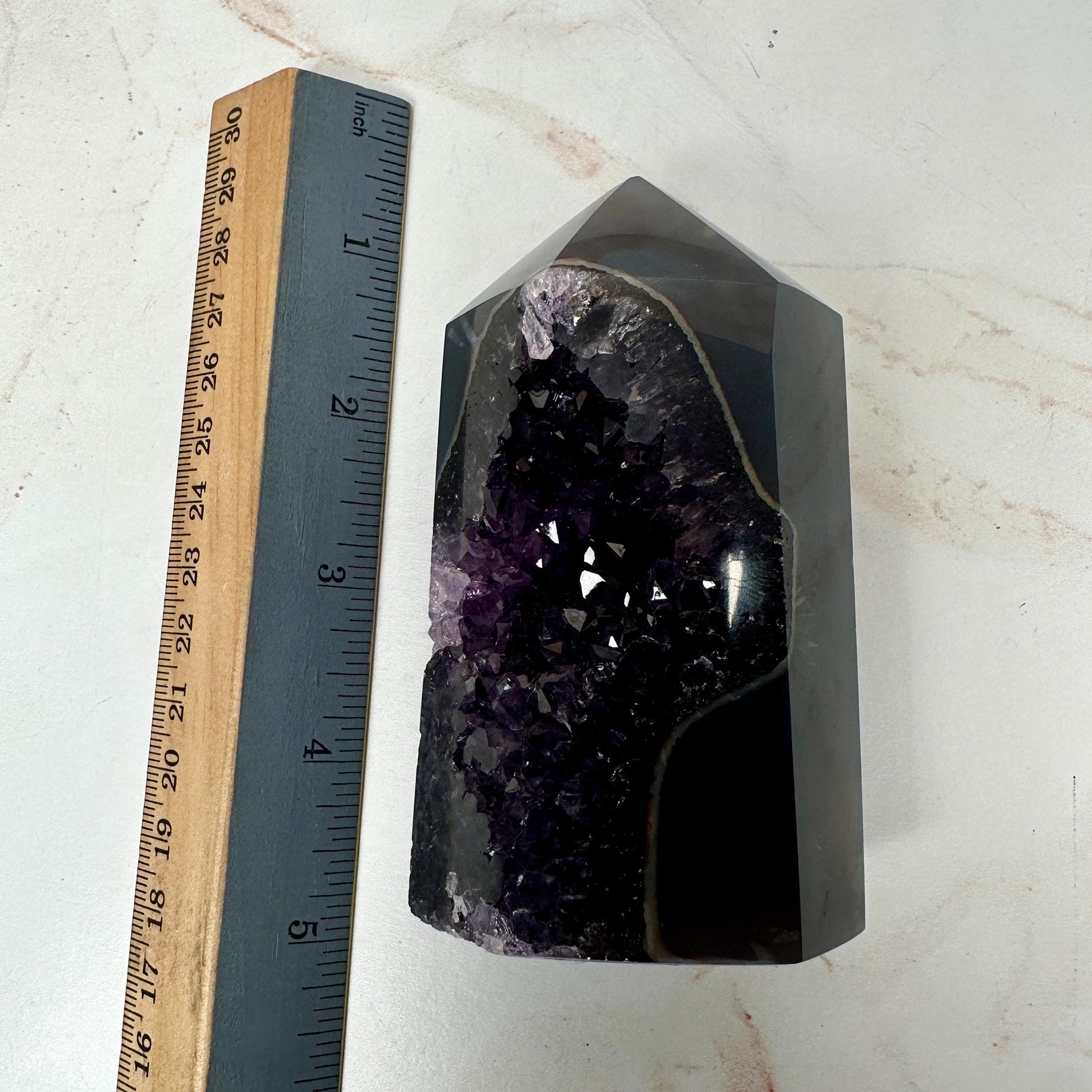 Amethyst Agate Tower From Brazil | Tucson Gem Show Exclusive