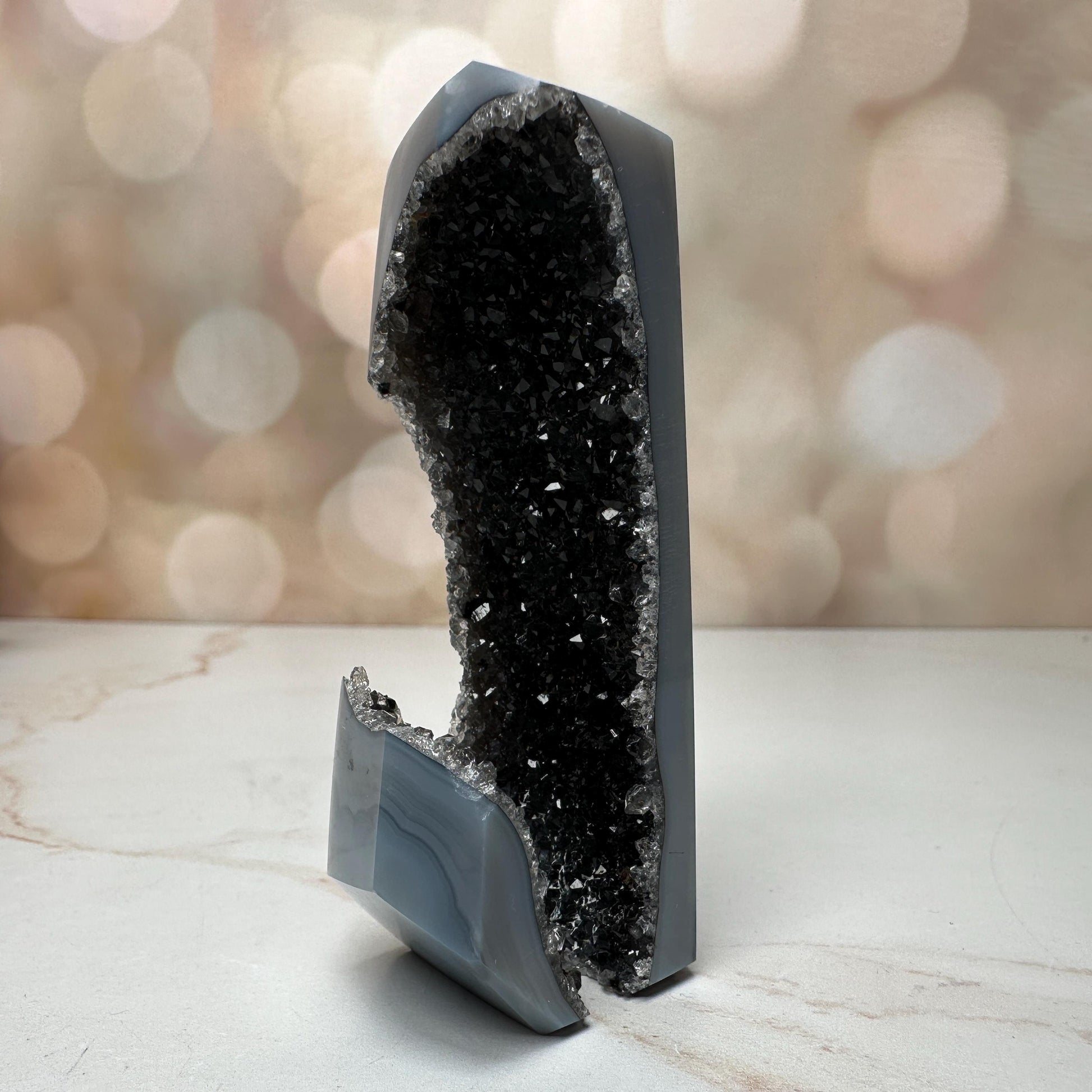 Druzy Agate Tower From Brazil | Tucson Gem Show Exclusive