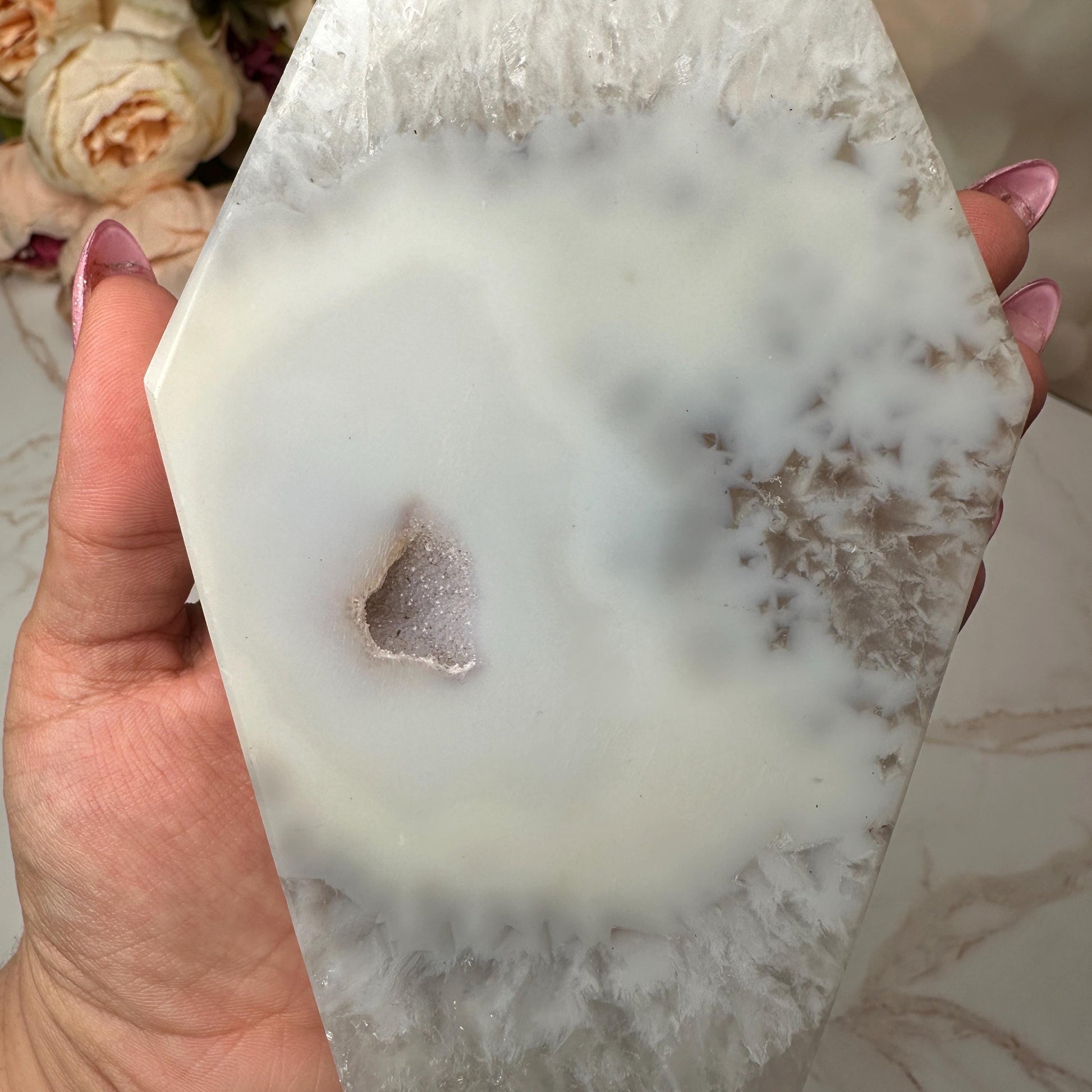 Gorgeous Agate Coffin From Brazil | Tucson Gem Show Exclusive
