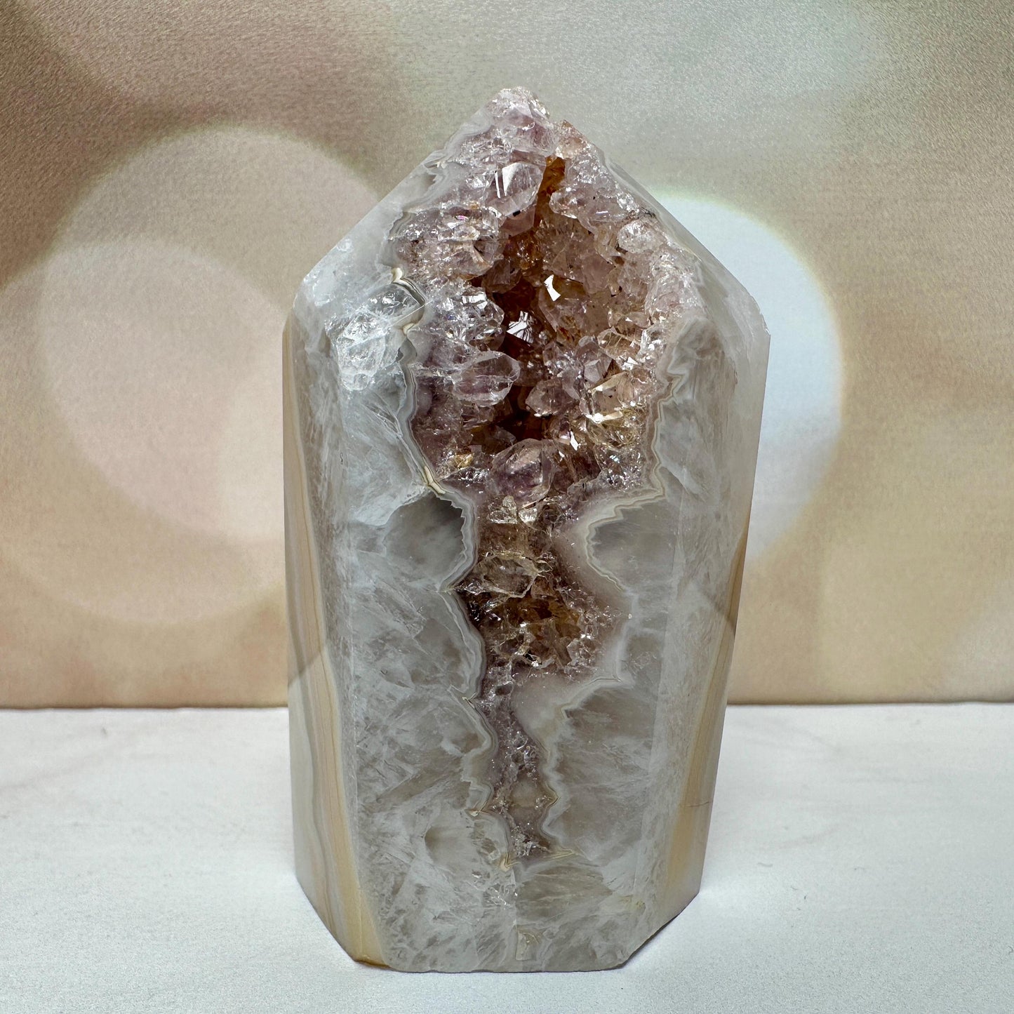 Beautiful Agate Tower From Brazil | Tucson Gem Show Exclusive