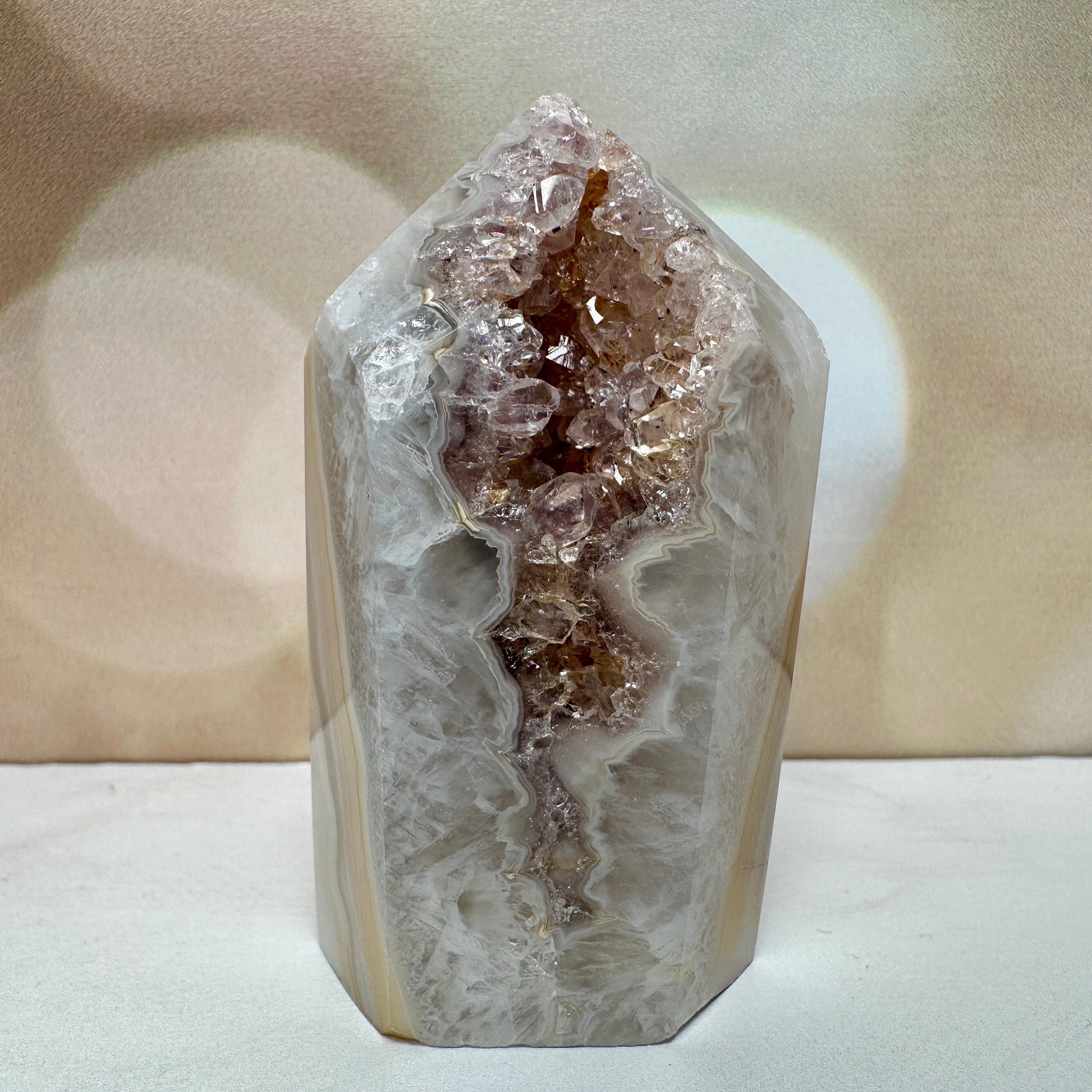 Beautiful Agate Tower From Brazil | Tucson Gem Show Exclusive