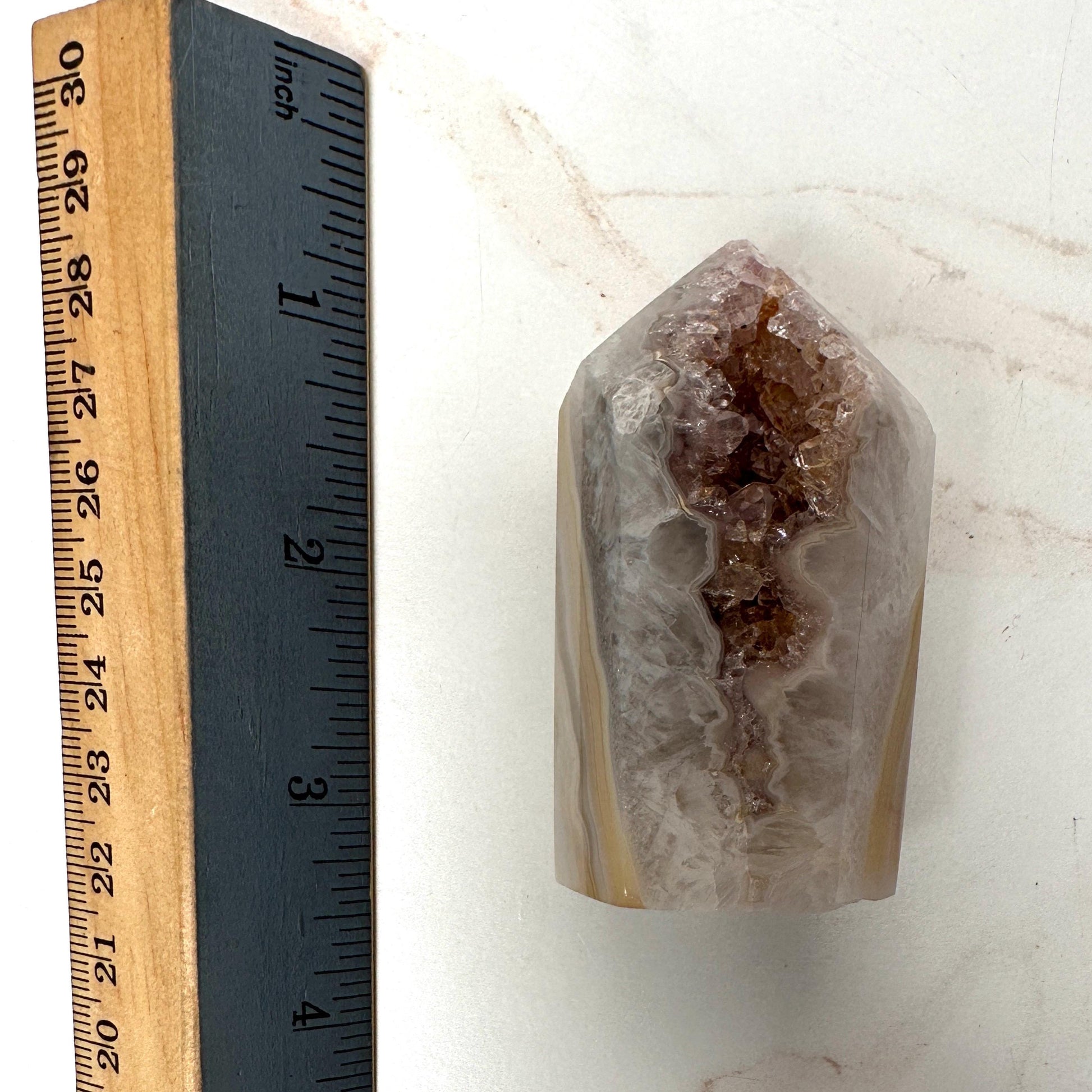 Beautiful Agate Tower From Brazil | Tucson Gem Show Exclusive