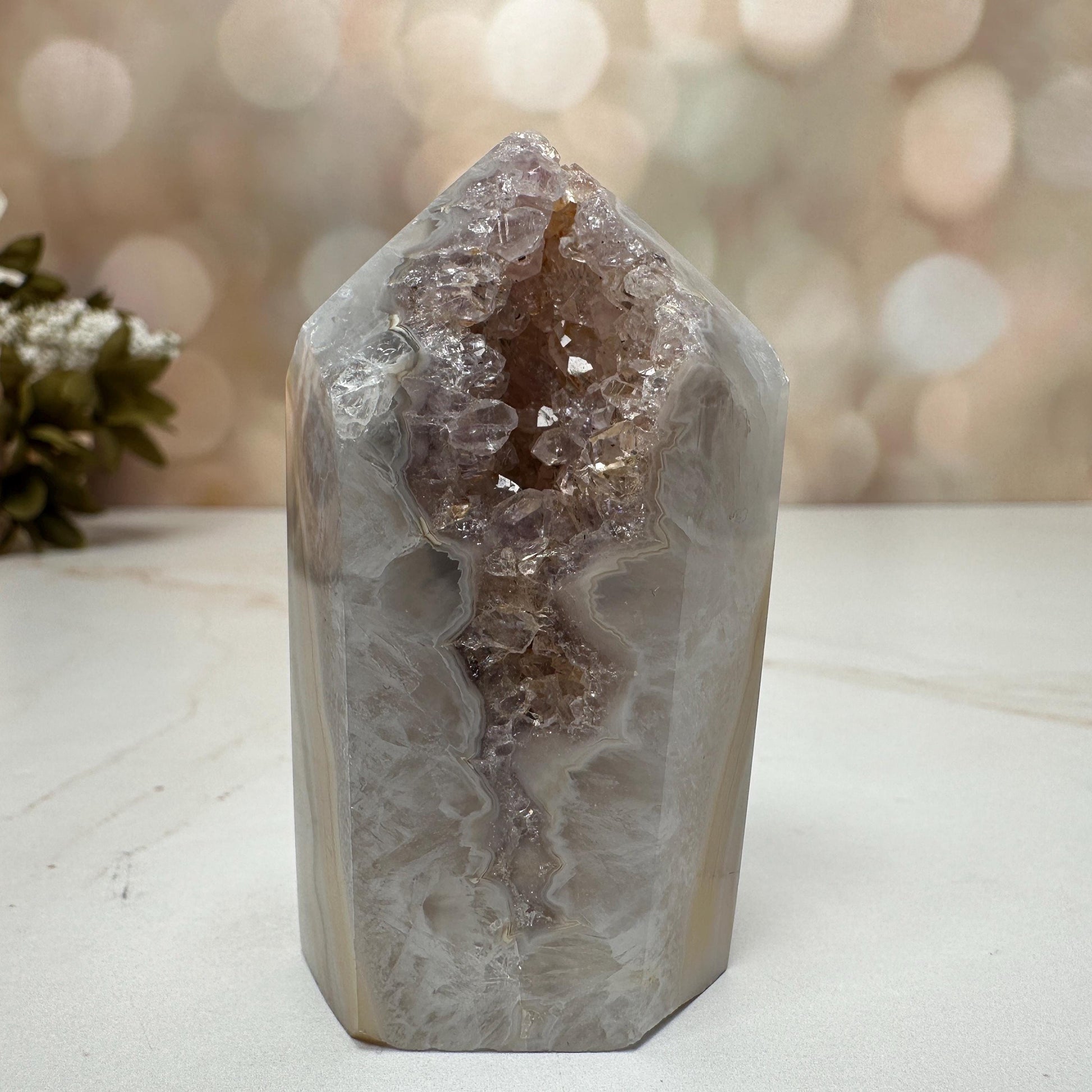 Beautiful Agate Tower From Brazil | Tucson Gem Show Exclusive