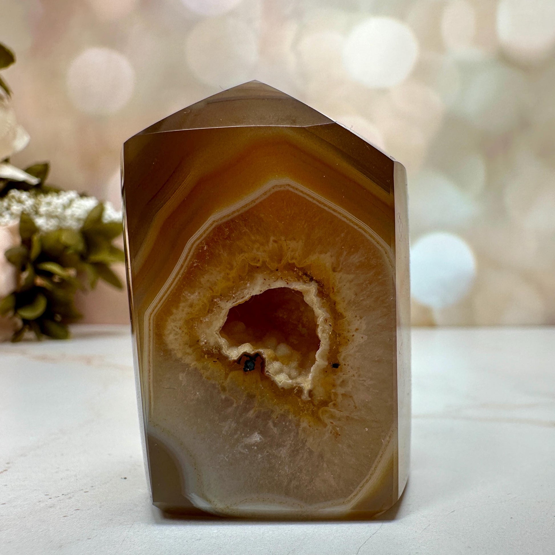 Beautiful Agate Tower From Brazil | Tucson Gem Show Exclusive