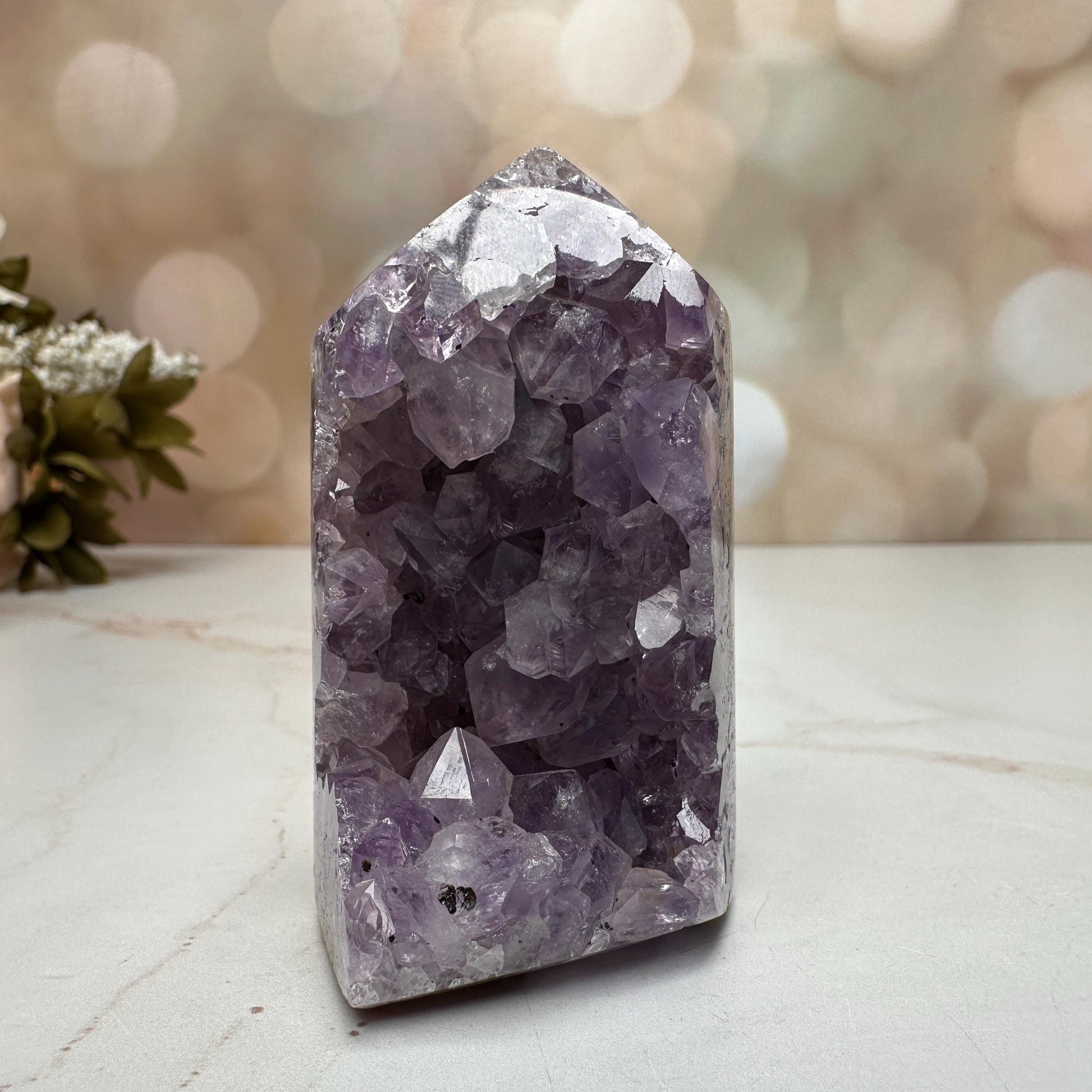 Amethyst Agate Tower From Brazil | Tucson Gem Show Exclusive