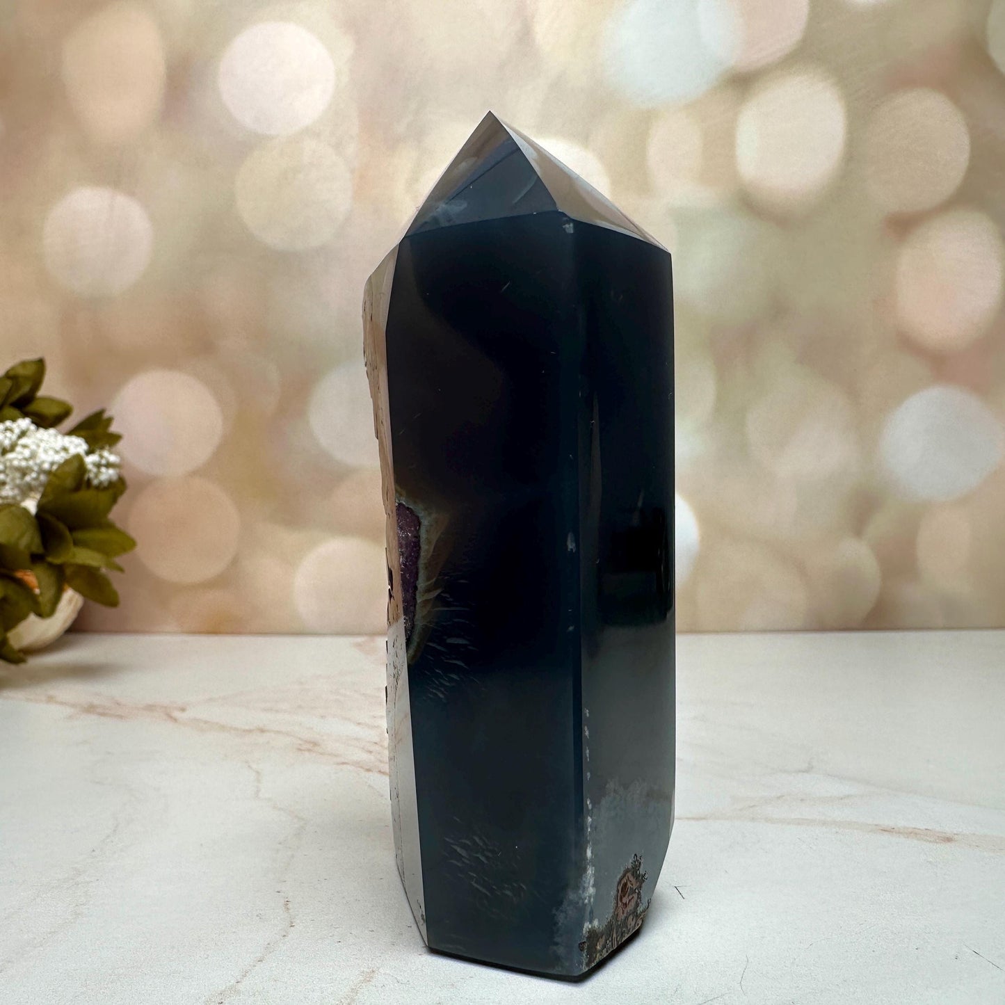 Amethyst Agate Tower From Brazil | Tucson Gem Show Exclusive