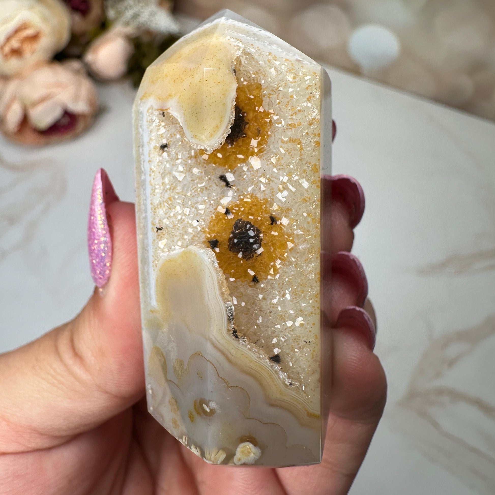 Gorgeous Agate Tower From Brazil | Tucson Gem Show Exclusive