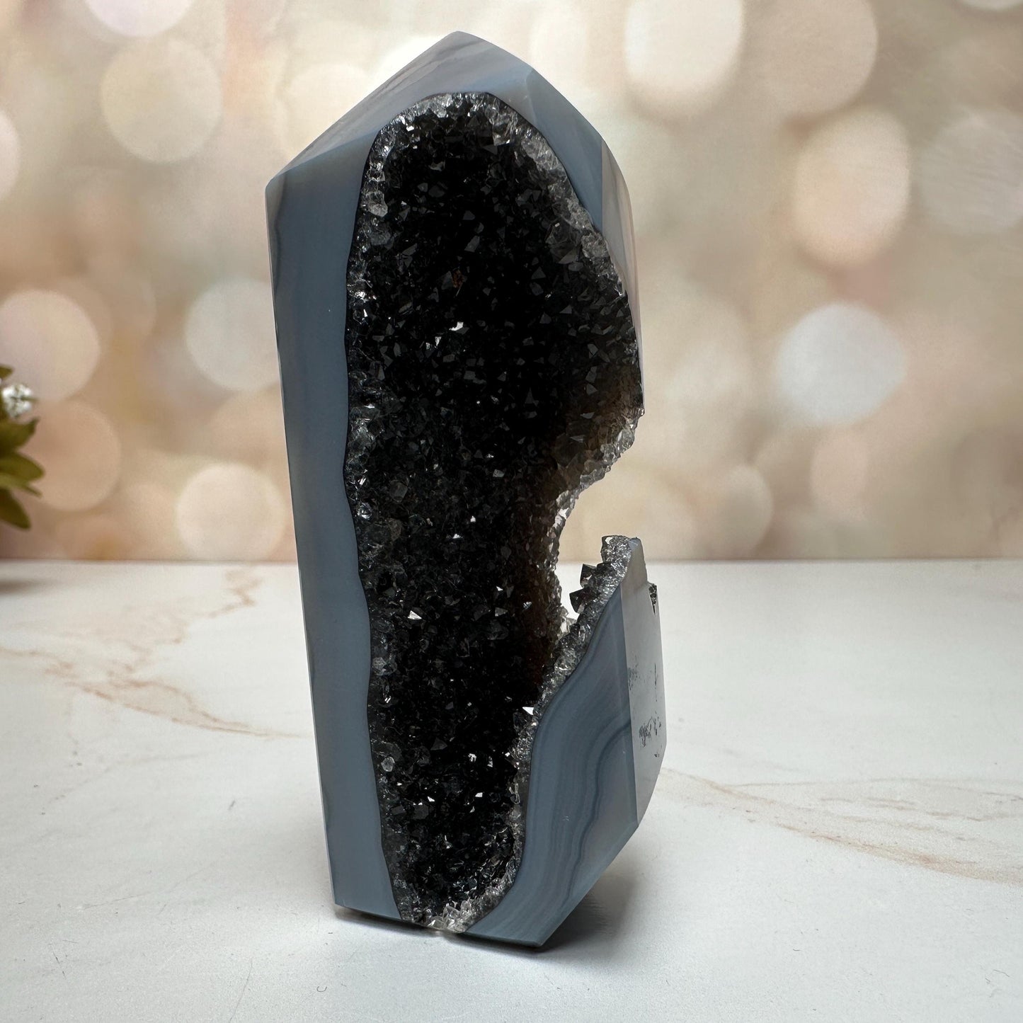 Druzy Agate Tower From Brazil | Tucson Gem Show Exclusive