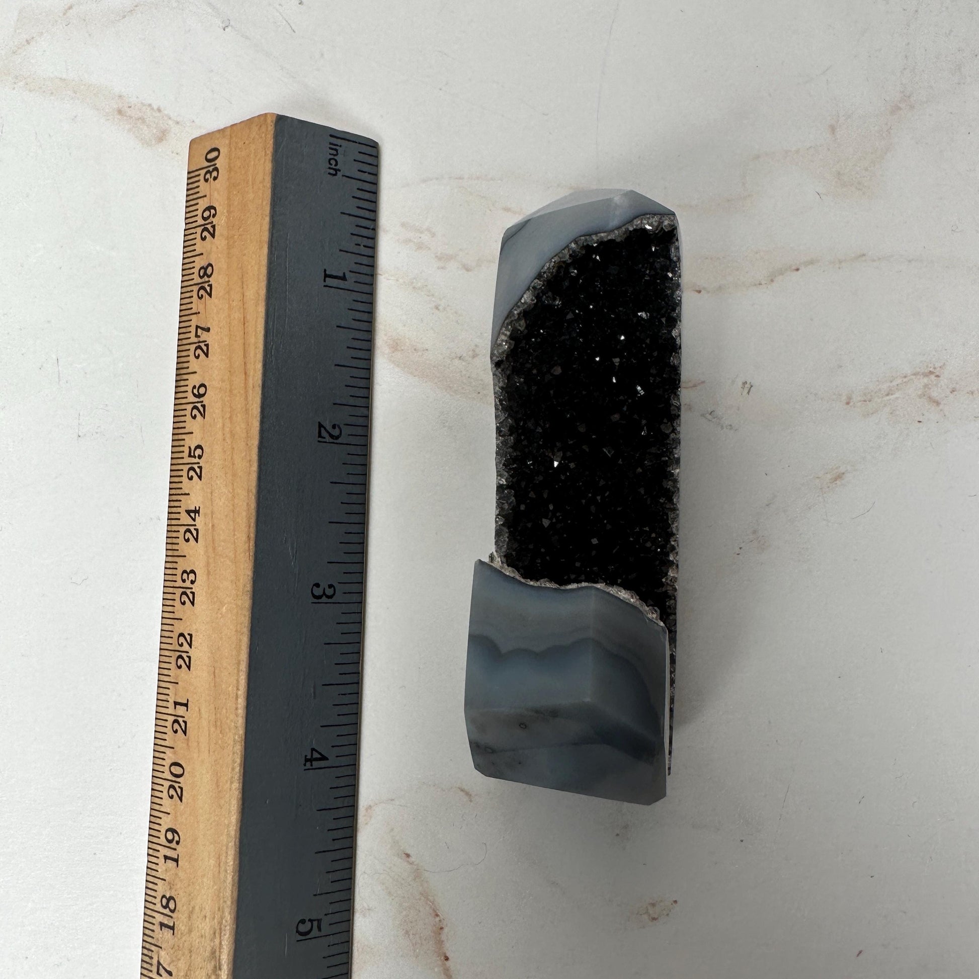 Druzy Agate Tower From Brazil | Tucson Gem Show Exclusive