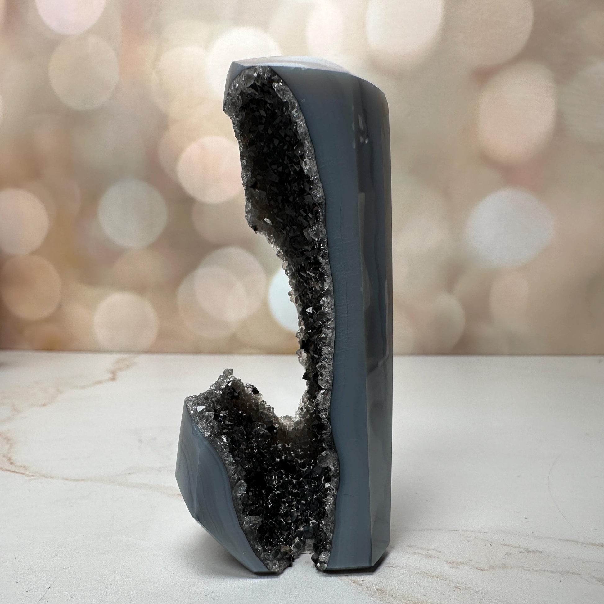 Druzy Agate Tower From Brazil | Tucson Gem Show Exclusive