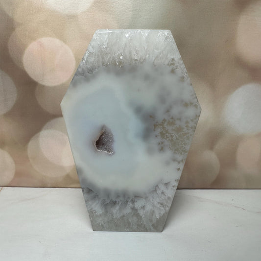 Gorgeous Agate Coffin From Brazil | Tucson Gem Show Exclusive
