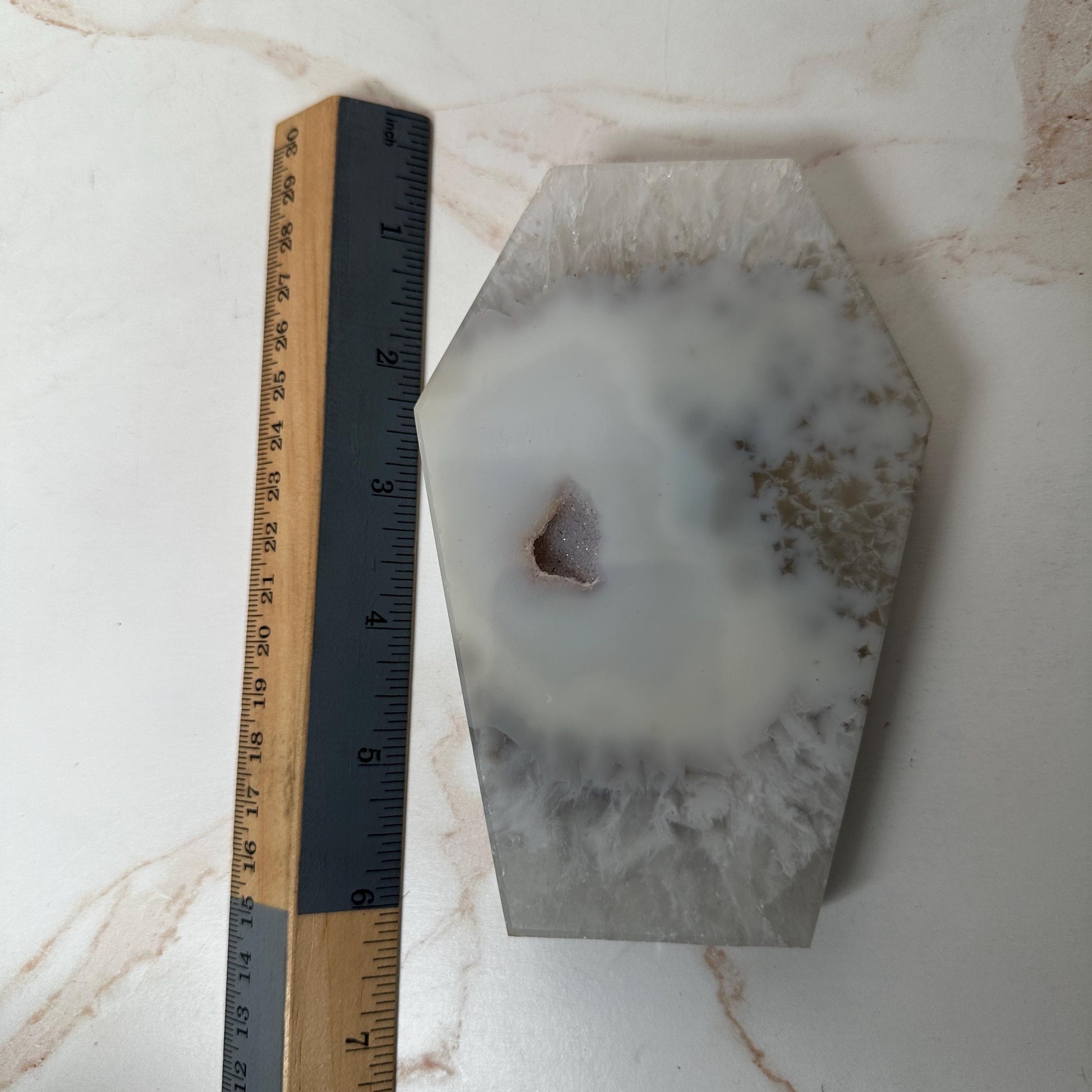 Gorgeous Agate Coffin From Brazil | Tucson Gem Show Exclusive
